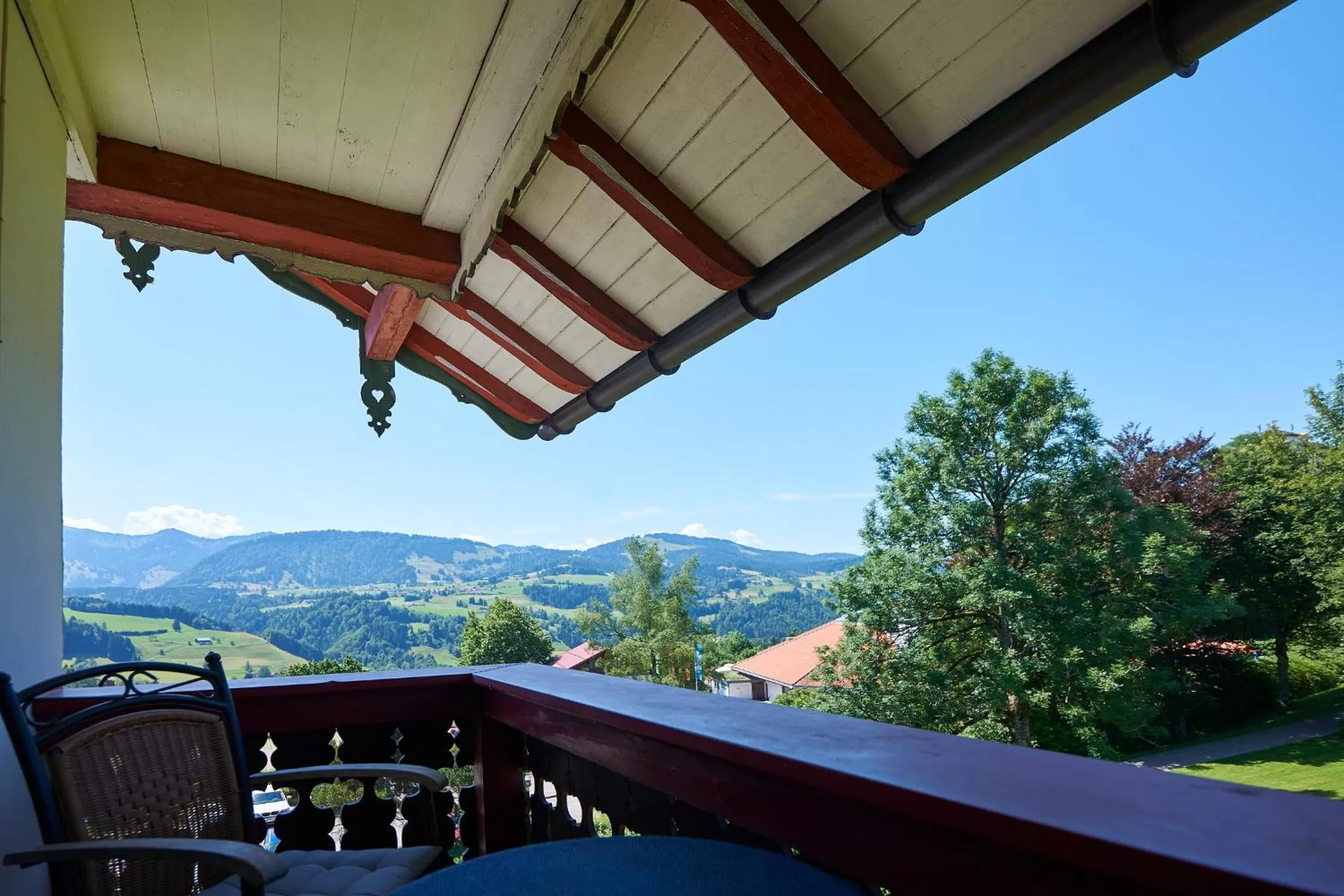 Natural landscape, Balcony/Terrace in Haus Daheim