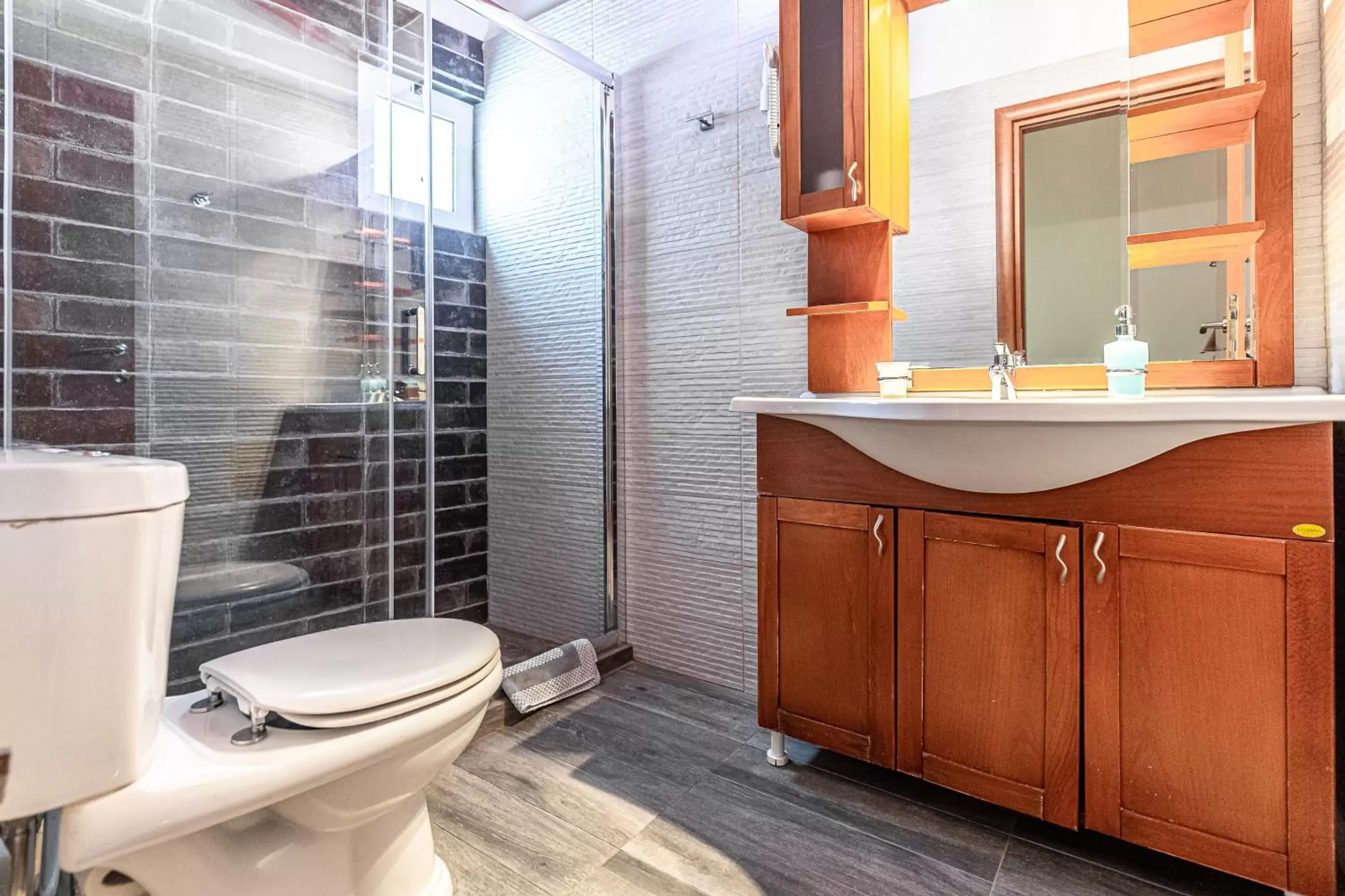 Shower, Bathroom in Apartments Tina FREE transfer from-to the airport