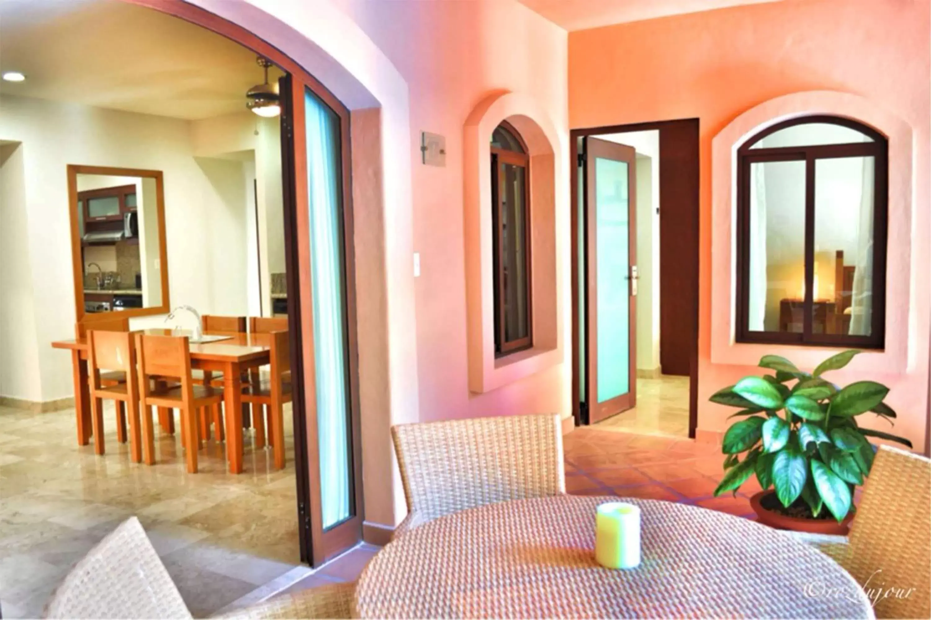 Bedroom, Dining Area in Acanto Hotel Playa del Carmen, Trademark Collection by Wyndham