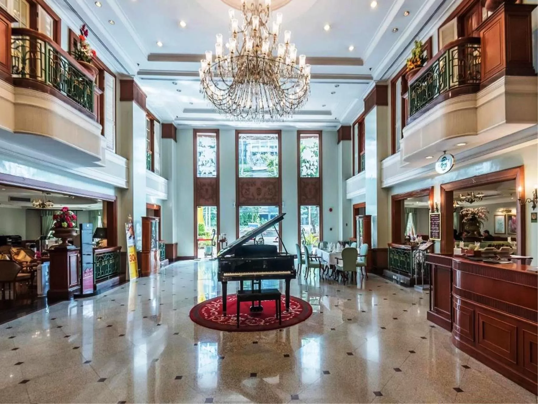 Lobby or reception in Evergreen Laurel Hotel Bangkok