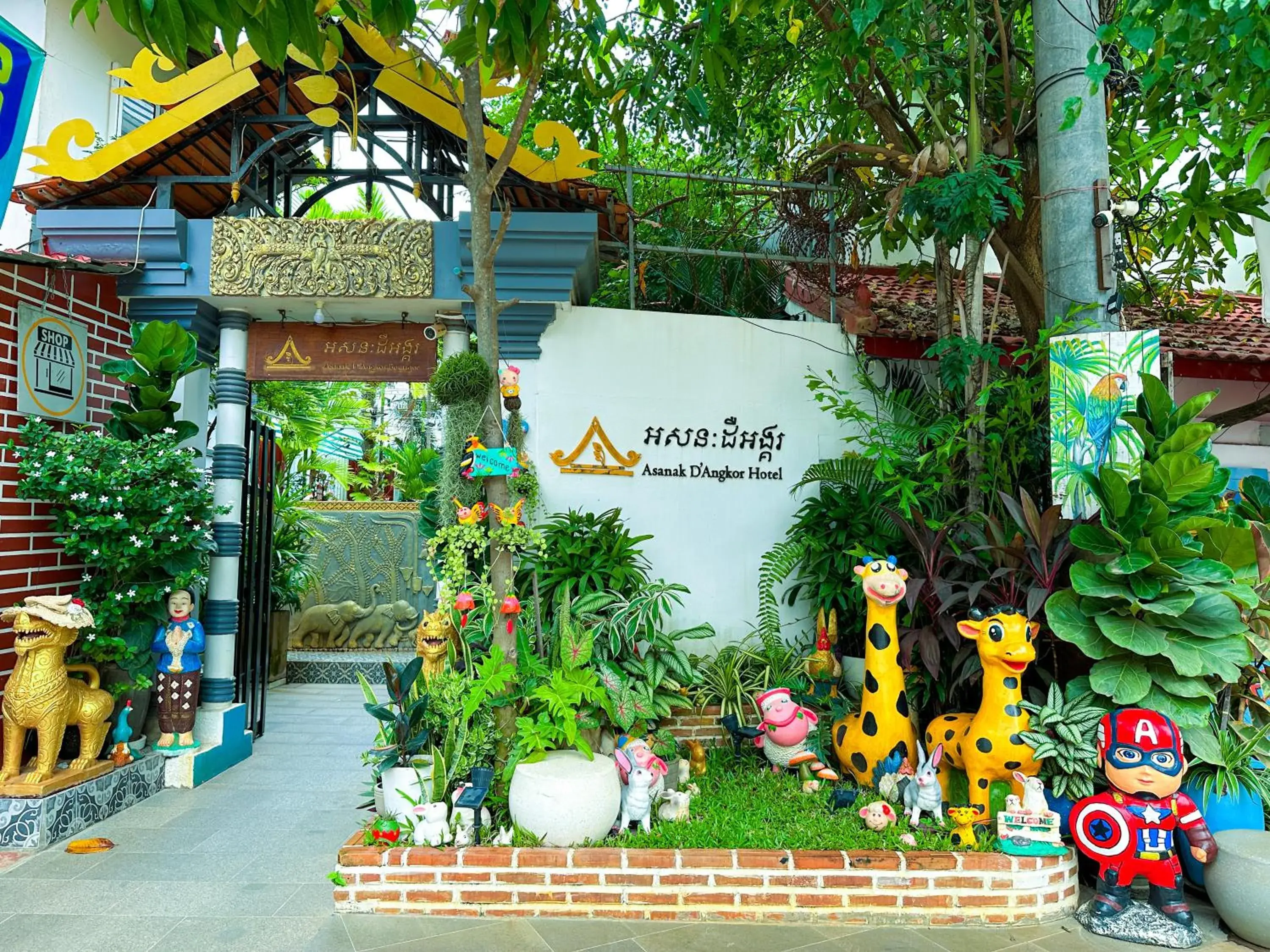 Property building in Asanak D'Angkor Boutique Hotel