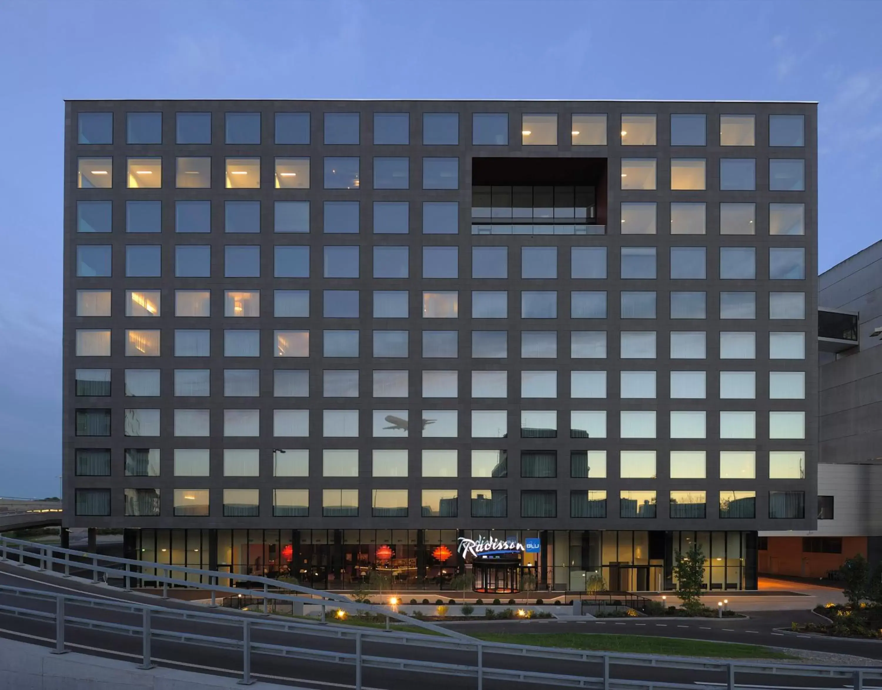 Facade/entrance, Property Building in Radisson Blu Hotel Zurich Airport