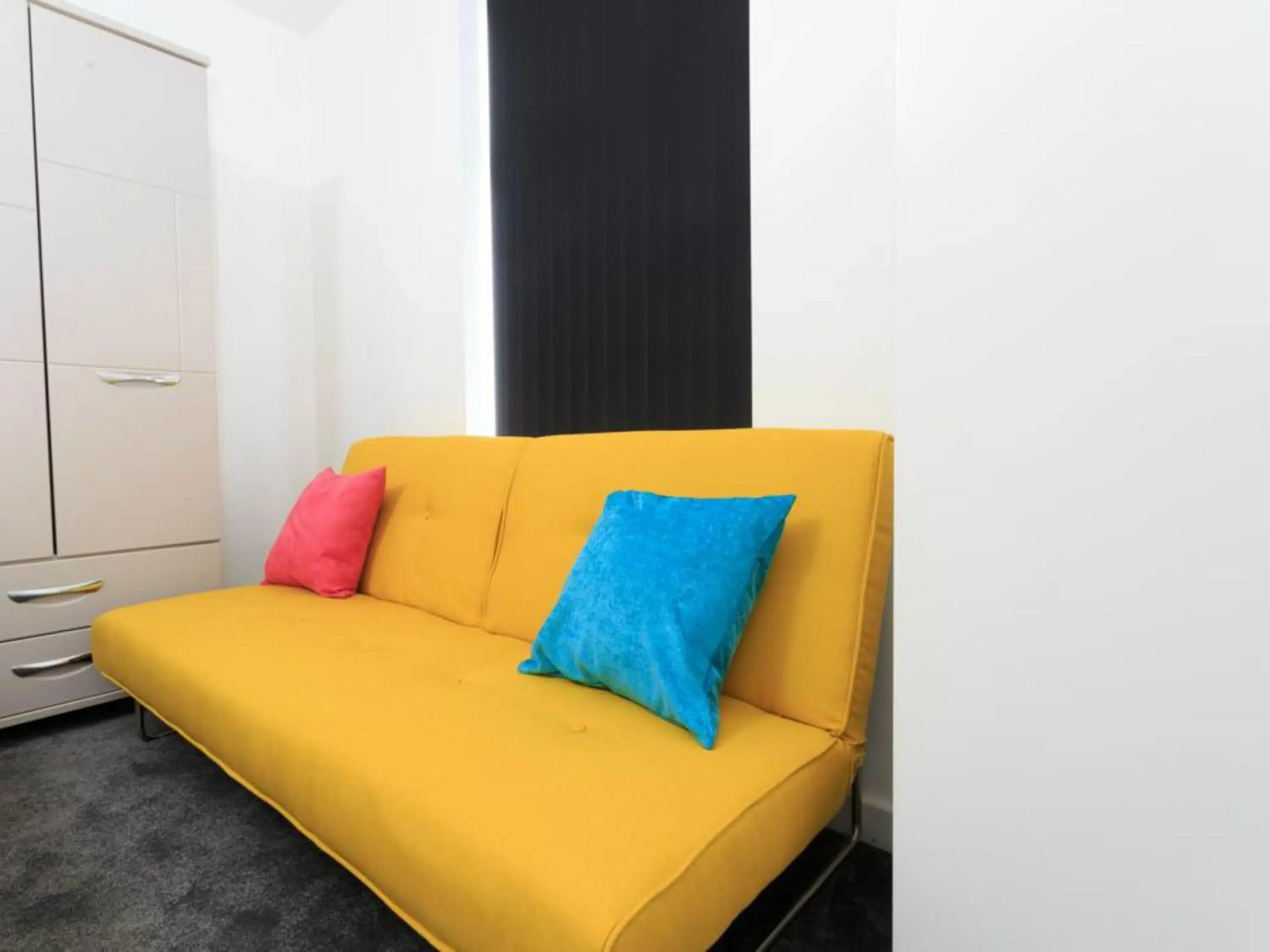 Bedroom, Seating Area in Live in Leeds Grange Apartments