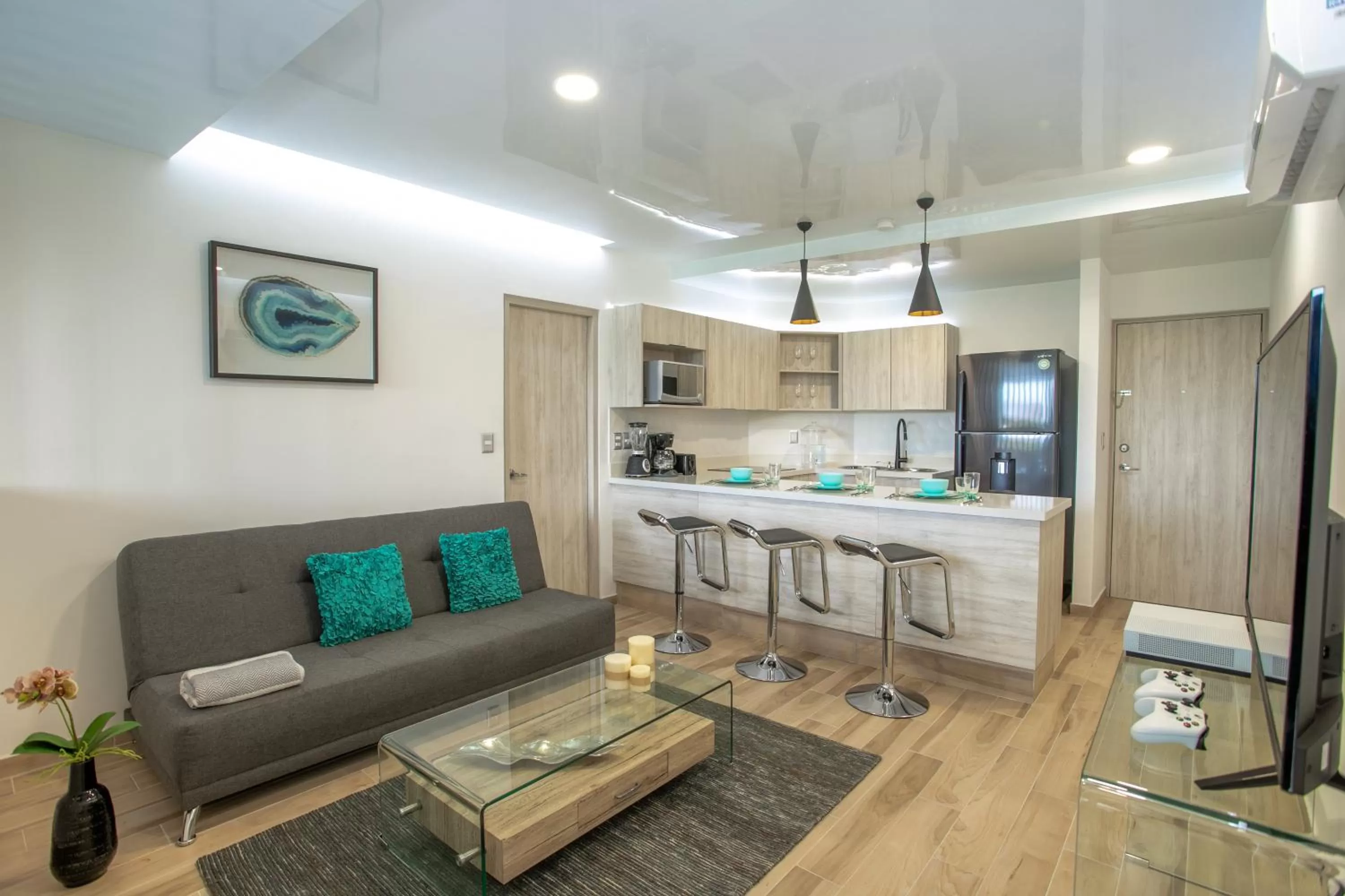 Kitchen or kitchenette in Macondo Quinta Avenida Residences