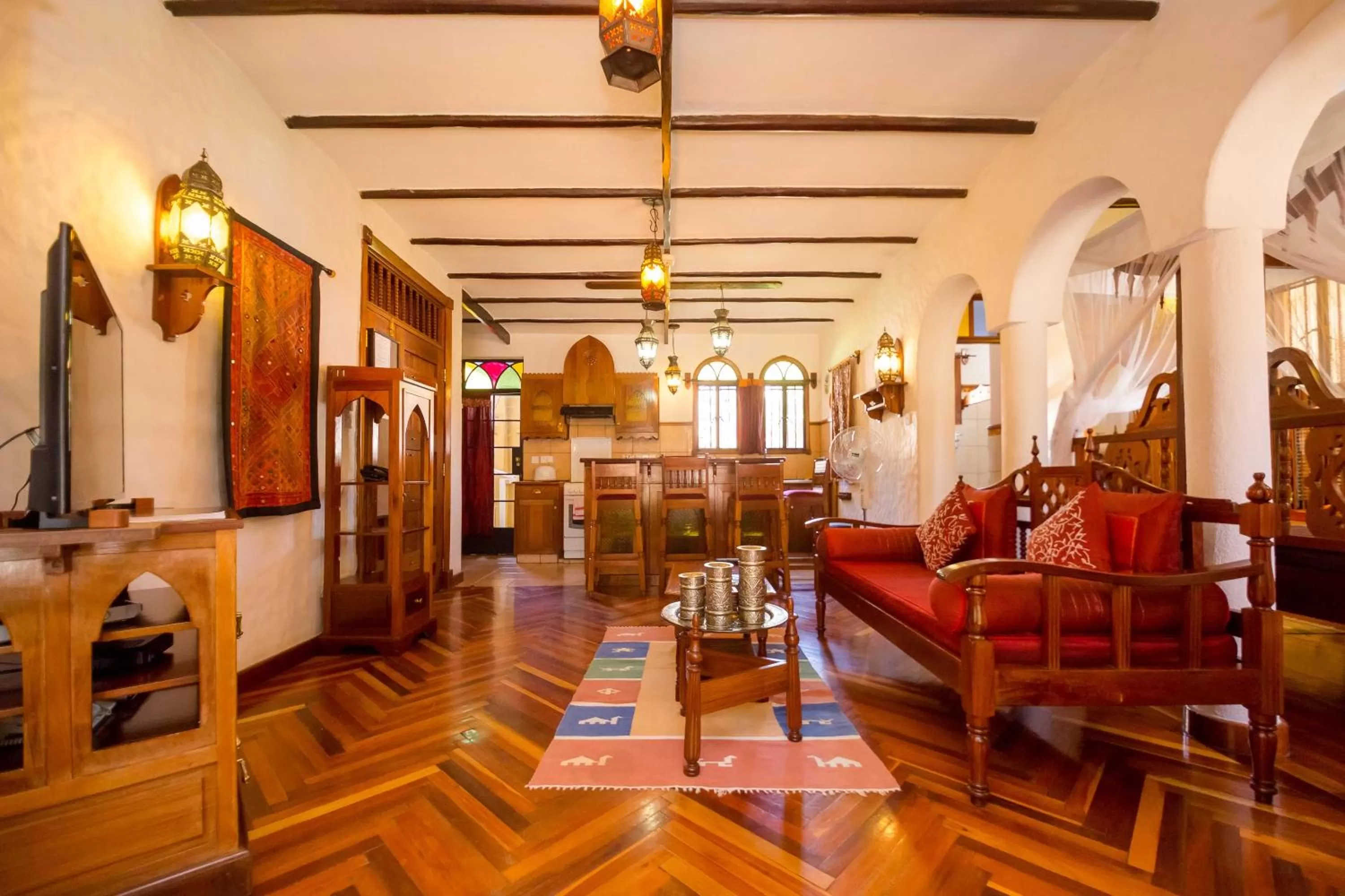 Seating area in The King Post