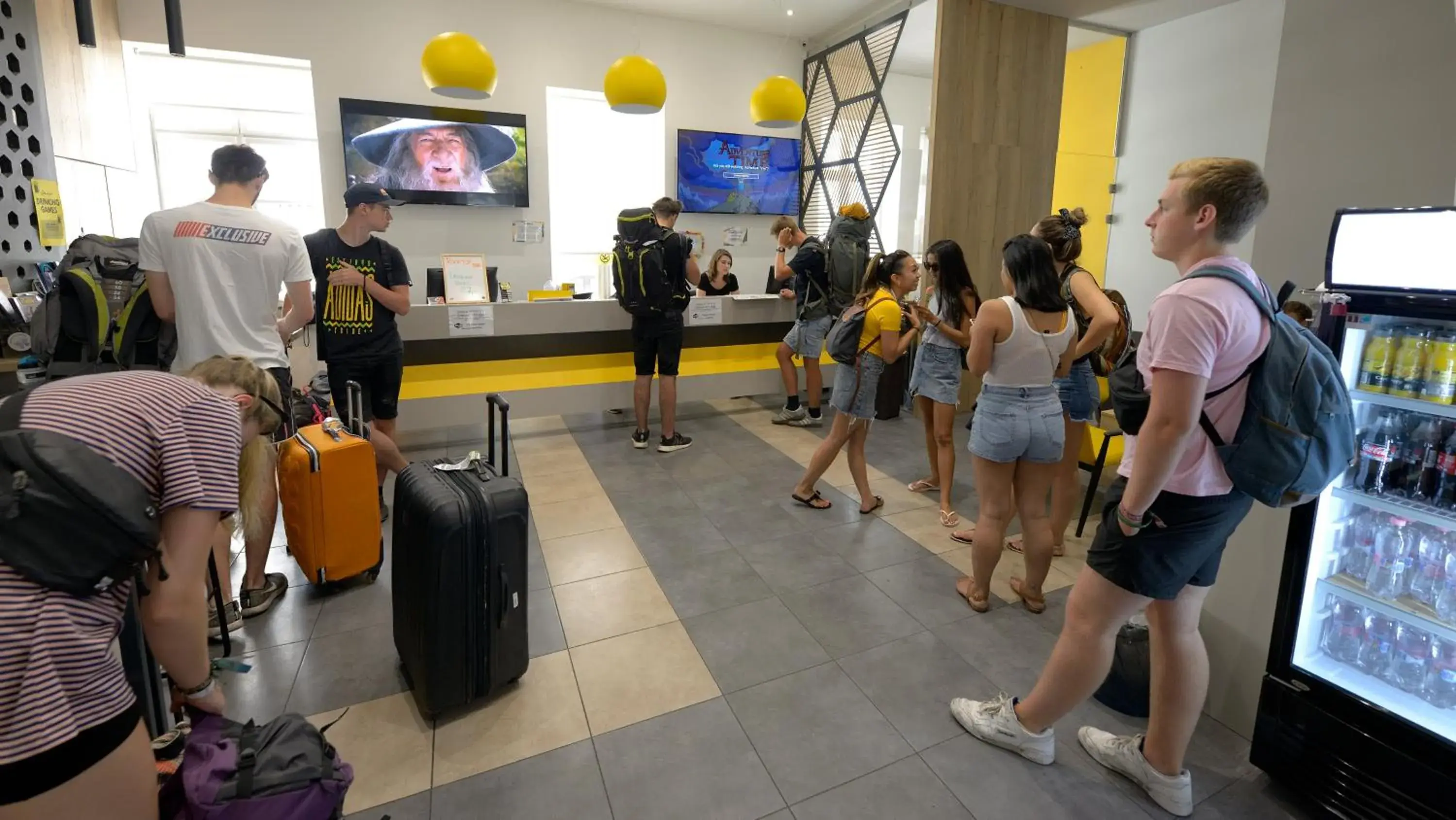 Lobby or reception in The Hive Party Hostel Budapest