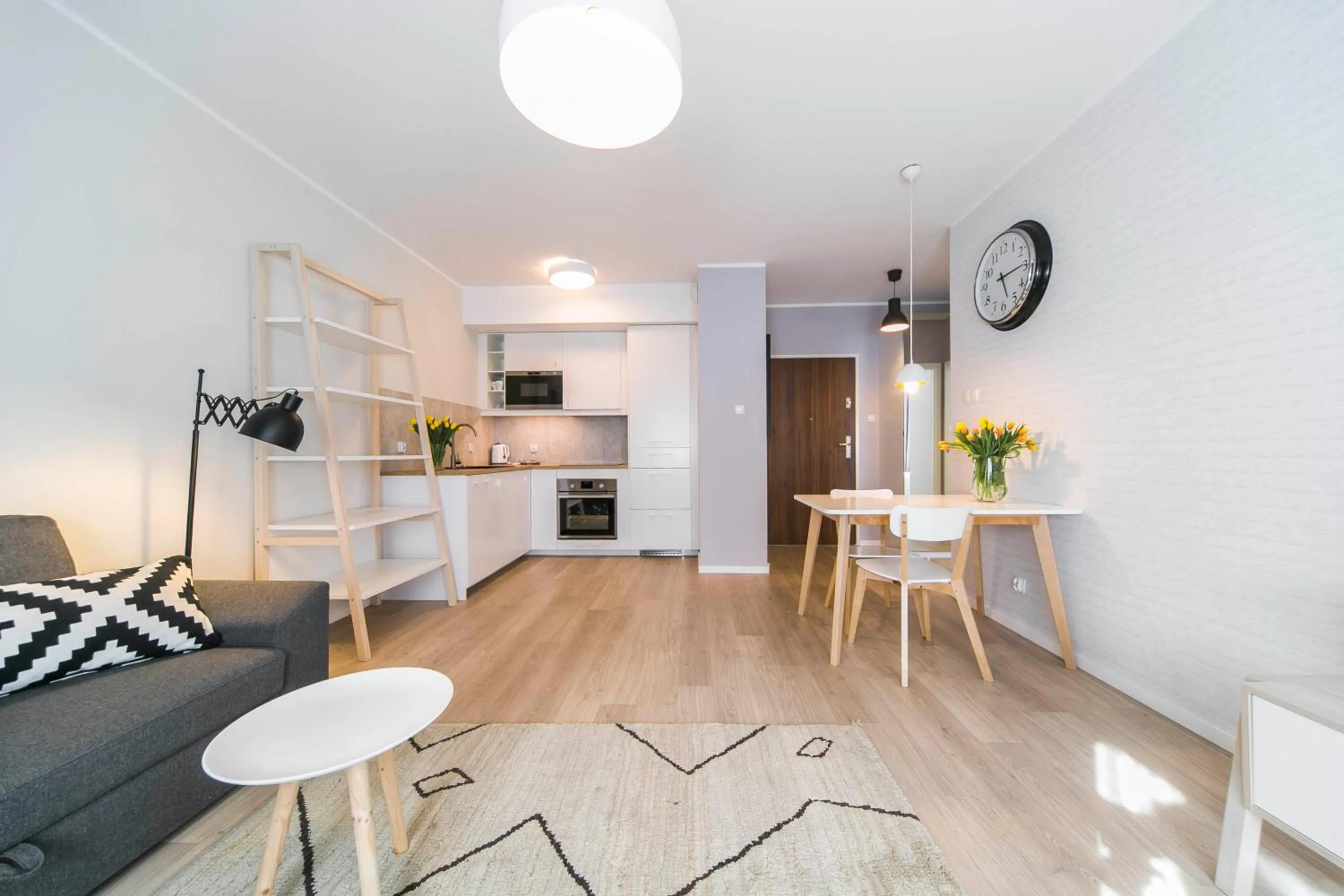 Kitchen or kitchenette in GRANO APARTMENTS Gdańsk Motława SPA & Wellness