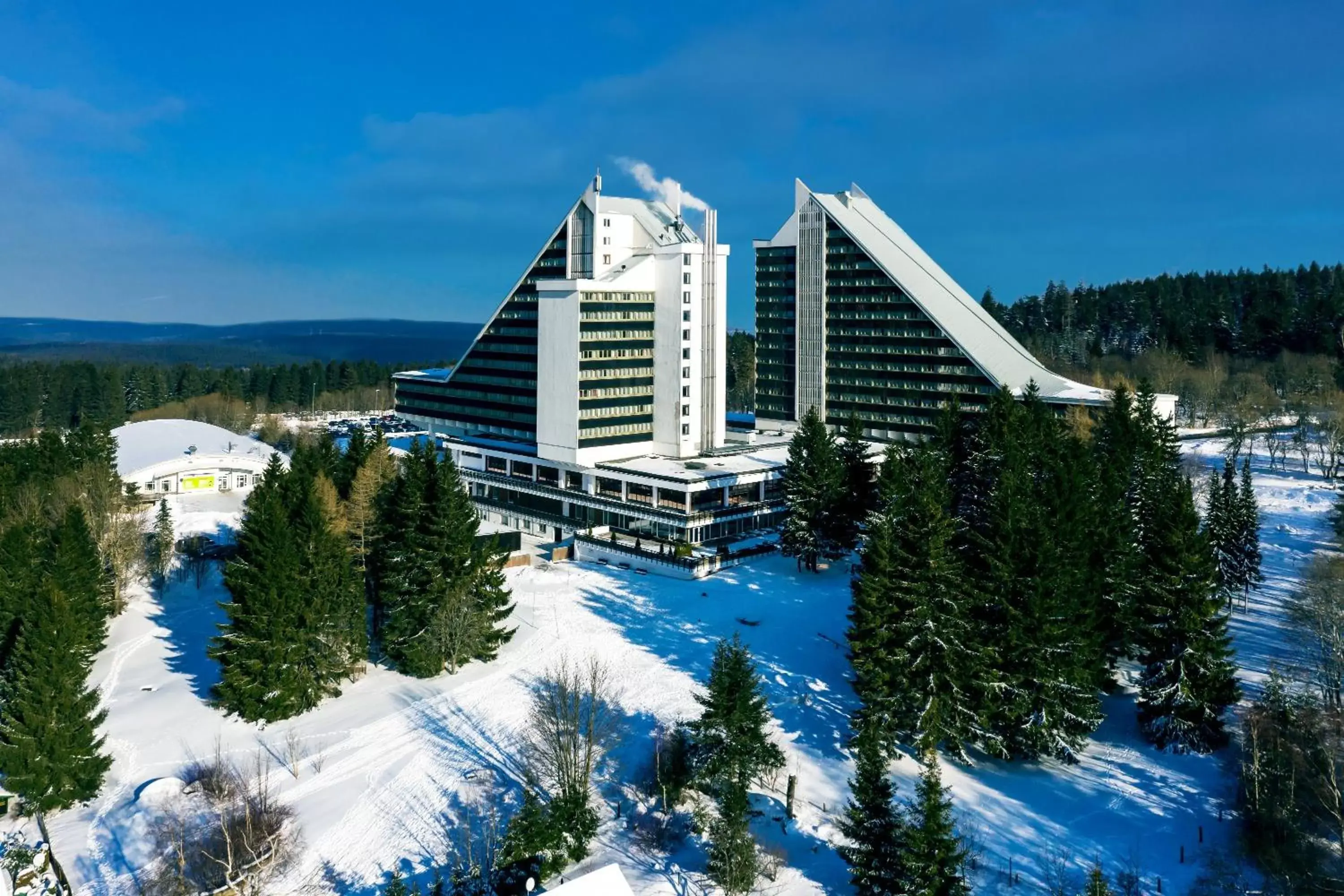 Property building, Winter in AHORN Panorama Hotel Oberhof