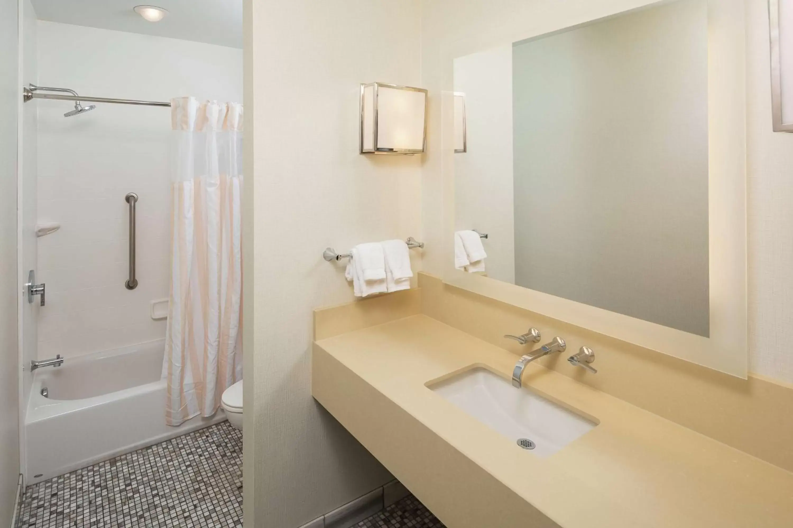 Bathroom in Hilton Garden Inn Sioux Falls Downtown Bathroom in Hilton Garden Inn Sioux Falls Downtown