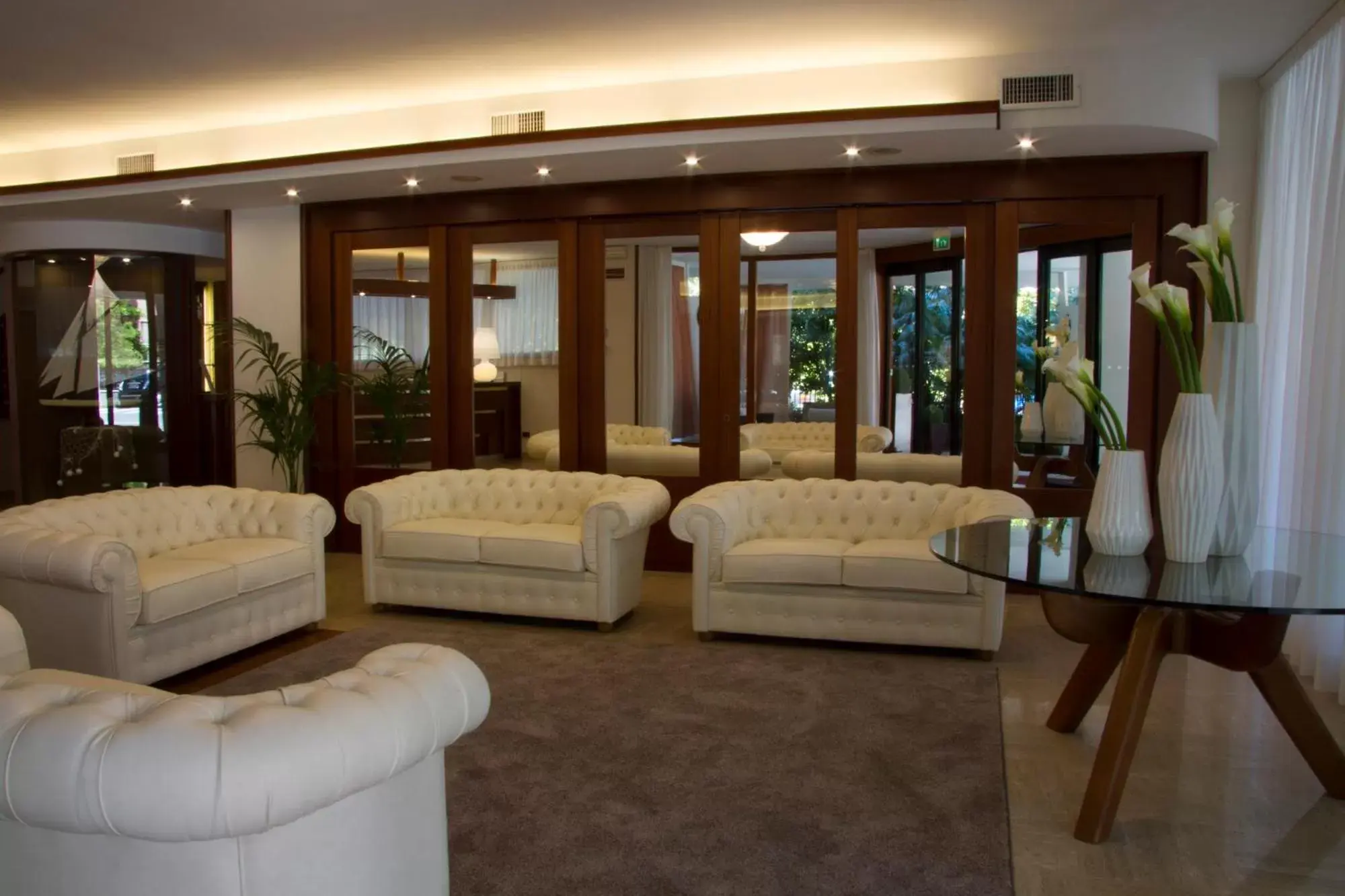 Living room, Lobby/Reception in Parioli Hotel Rimini