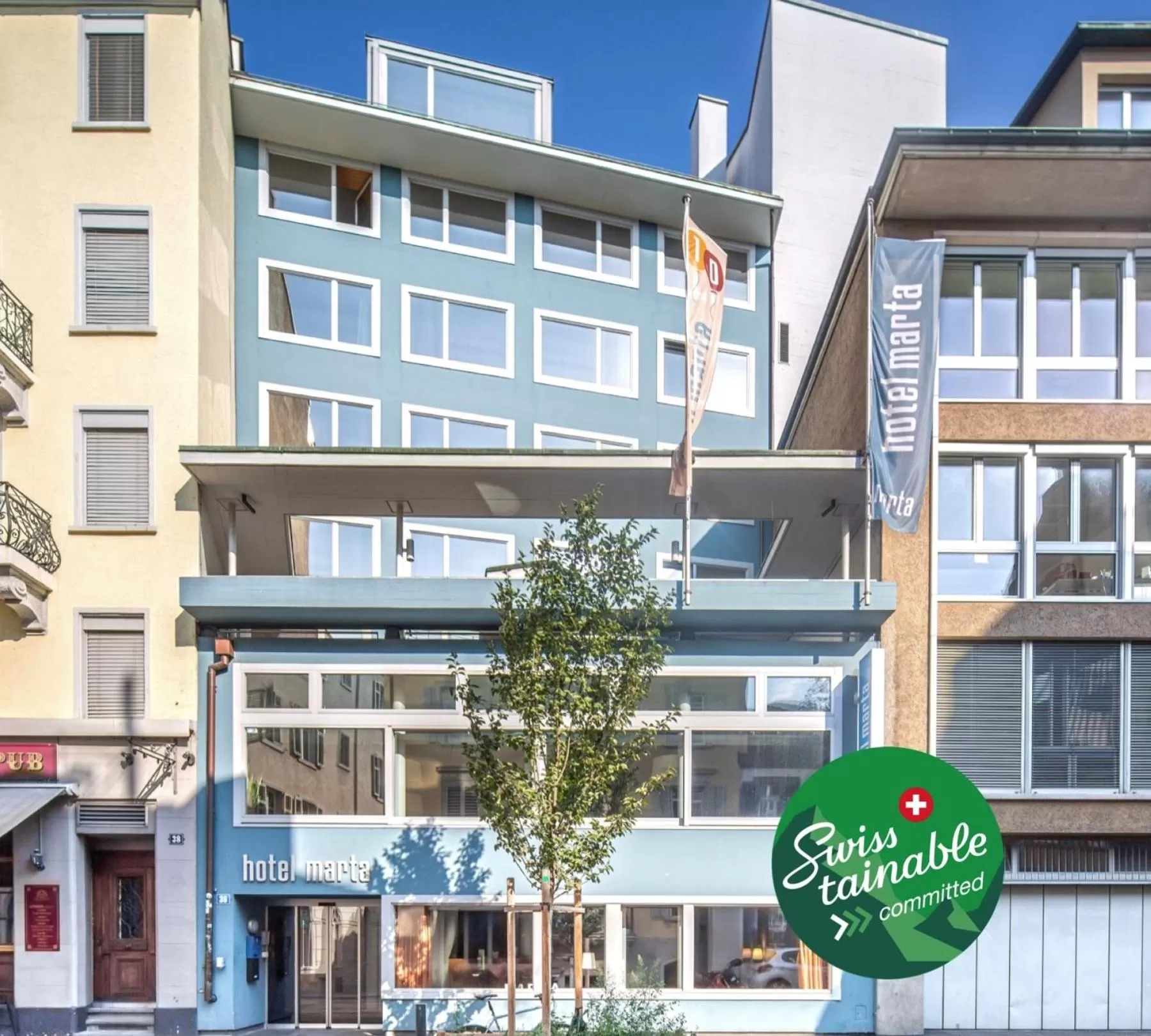 Hotel Marta - 1950's architecture in Zurich's vibrant old town, near main station