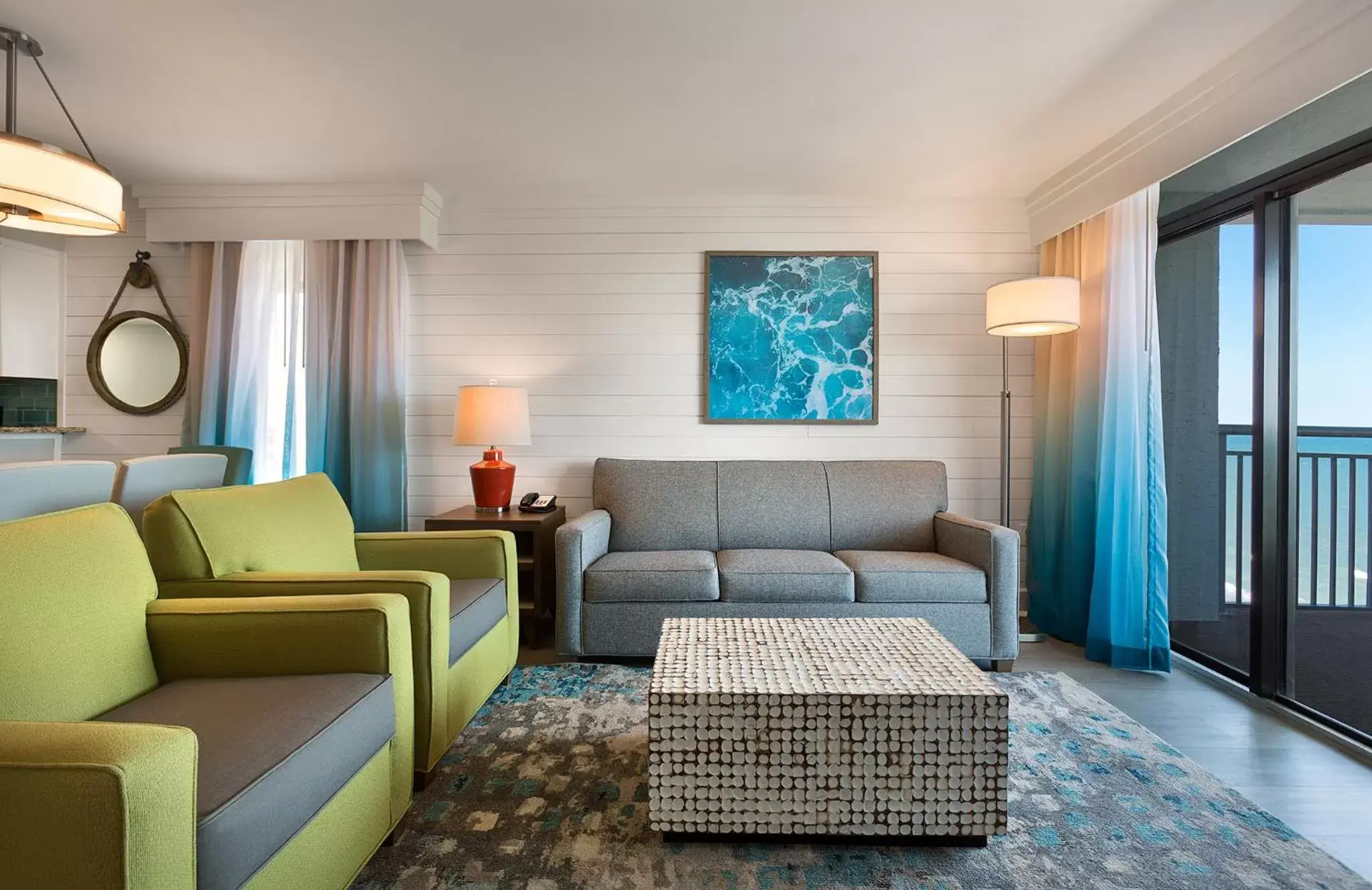 Living room, Seating Area in Grande Cayman Resort