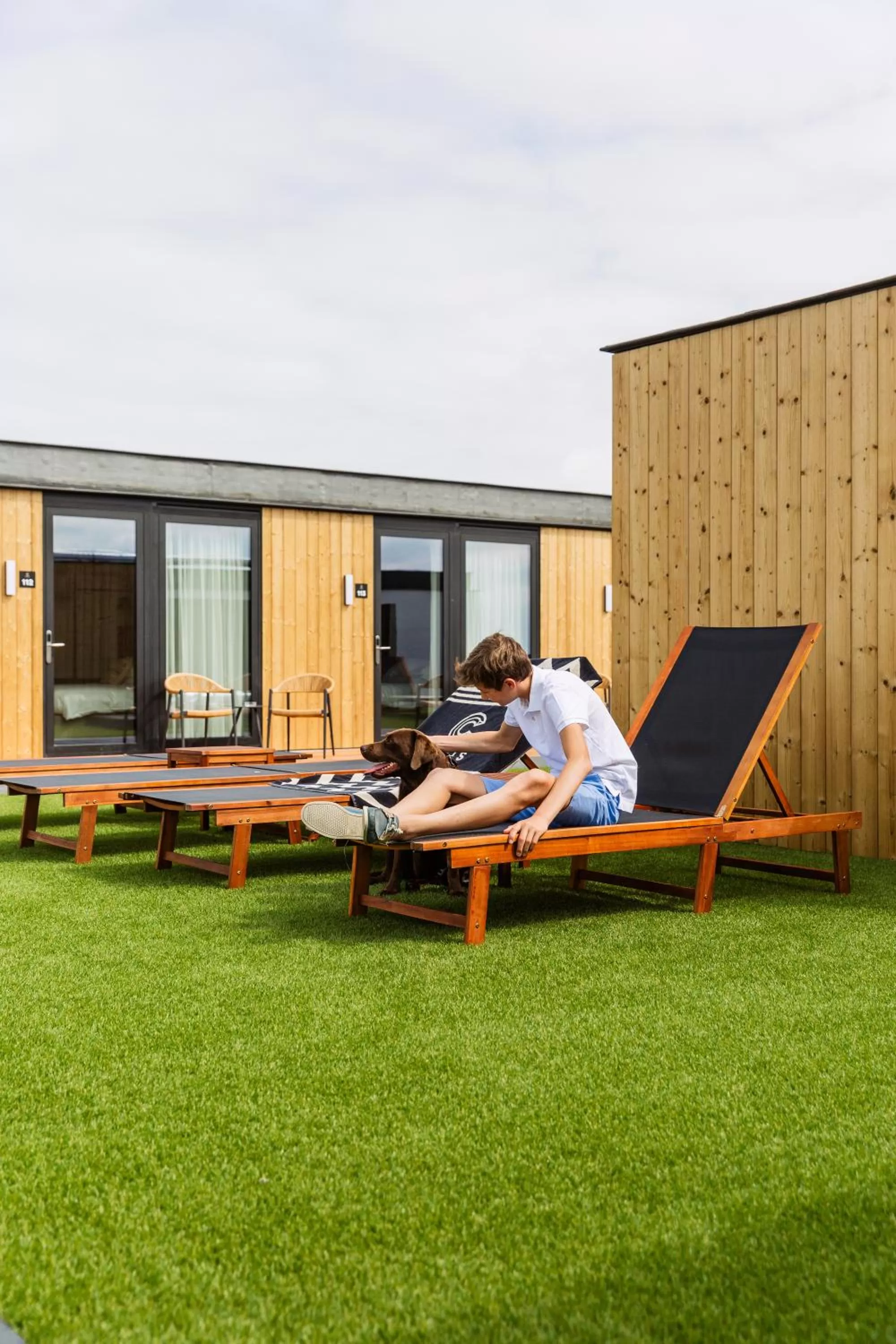 sunbed in C-Hotels Zeegalm