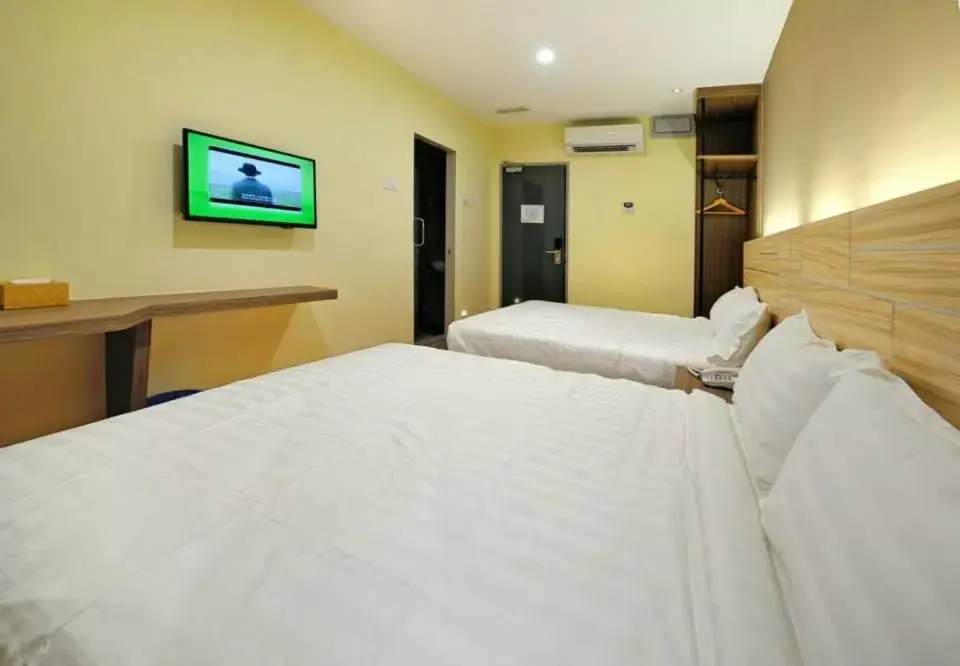 Bed in U Design Hotel Bukit Mertajam