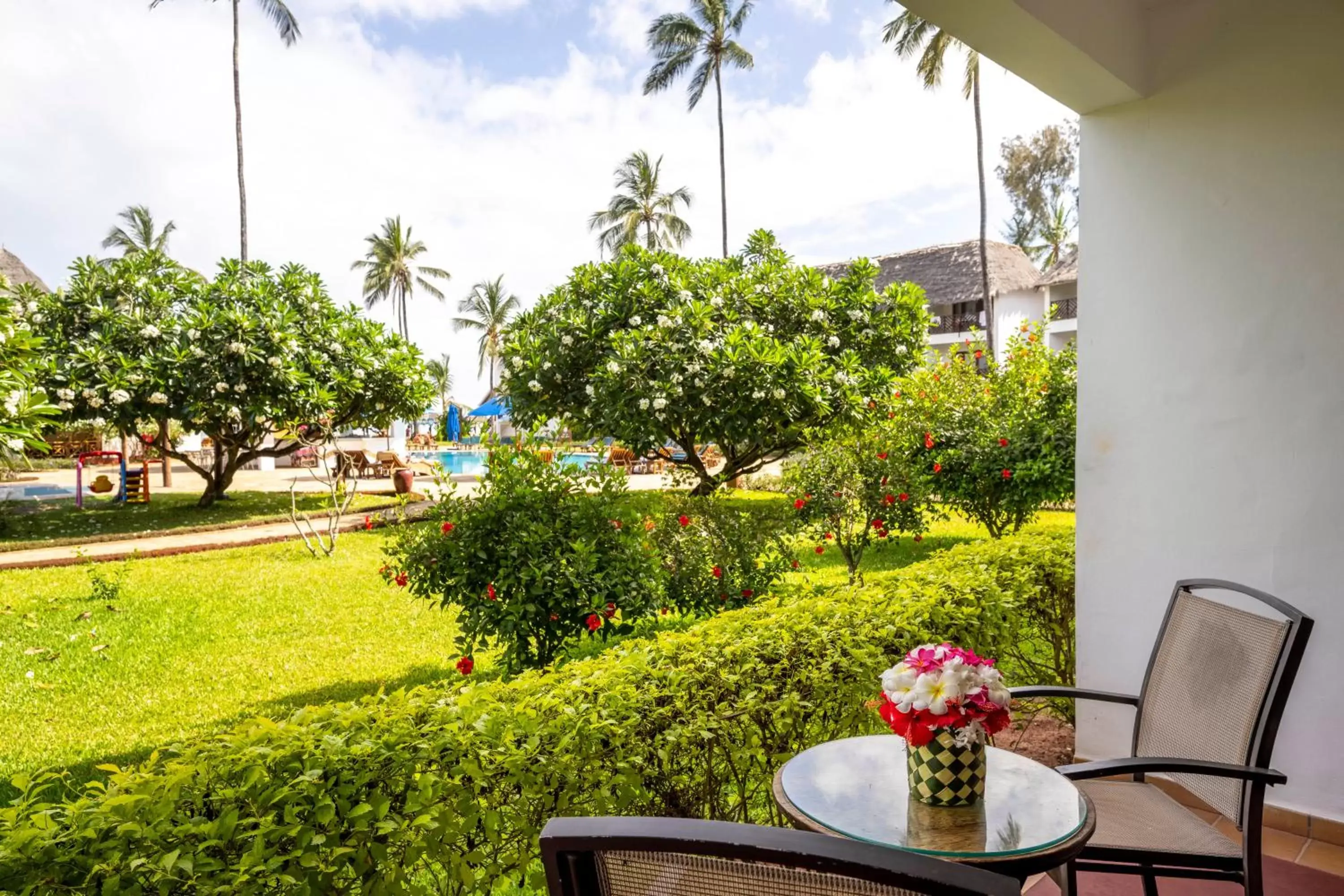 Garden view in Nungwi Beach Resort by Turaco