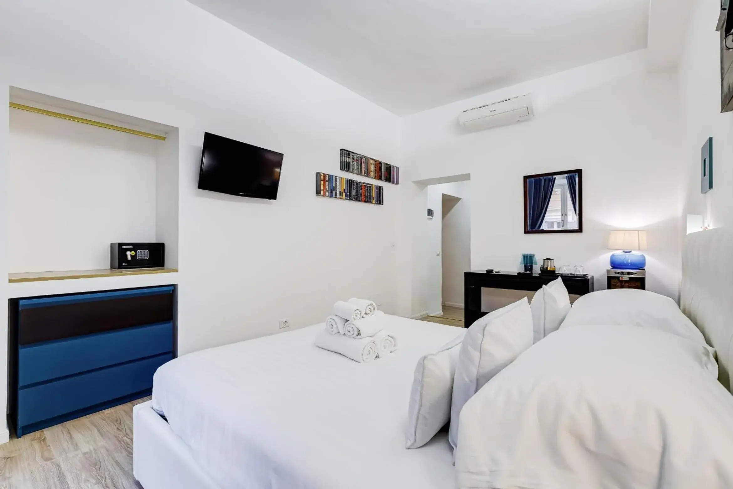 Bed in Ripetta Central Suites