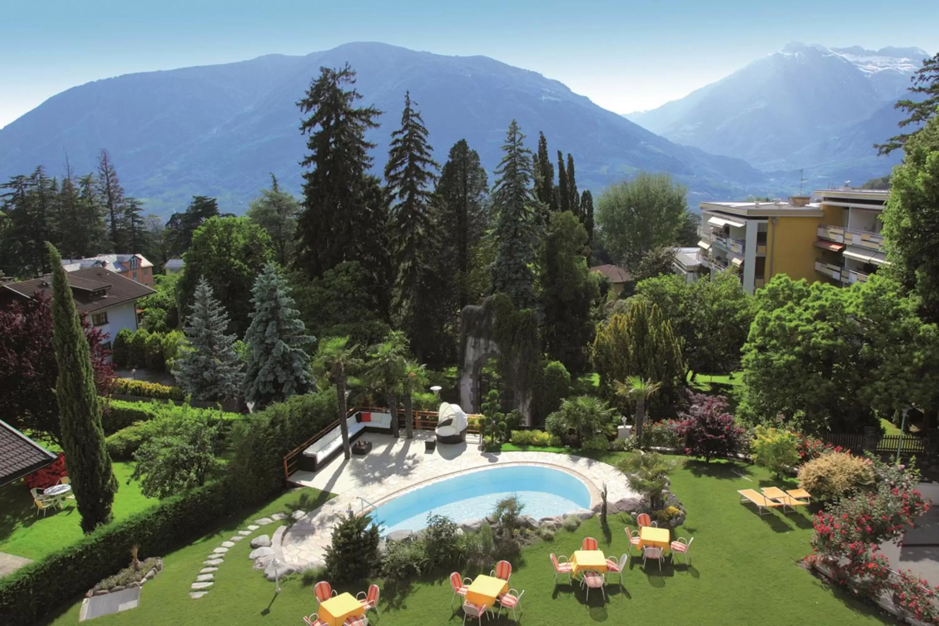 Day, Pool View in Hotel Sonnenburg