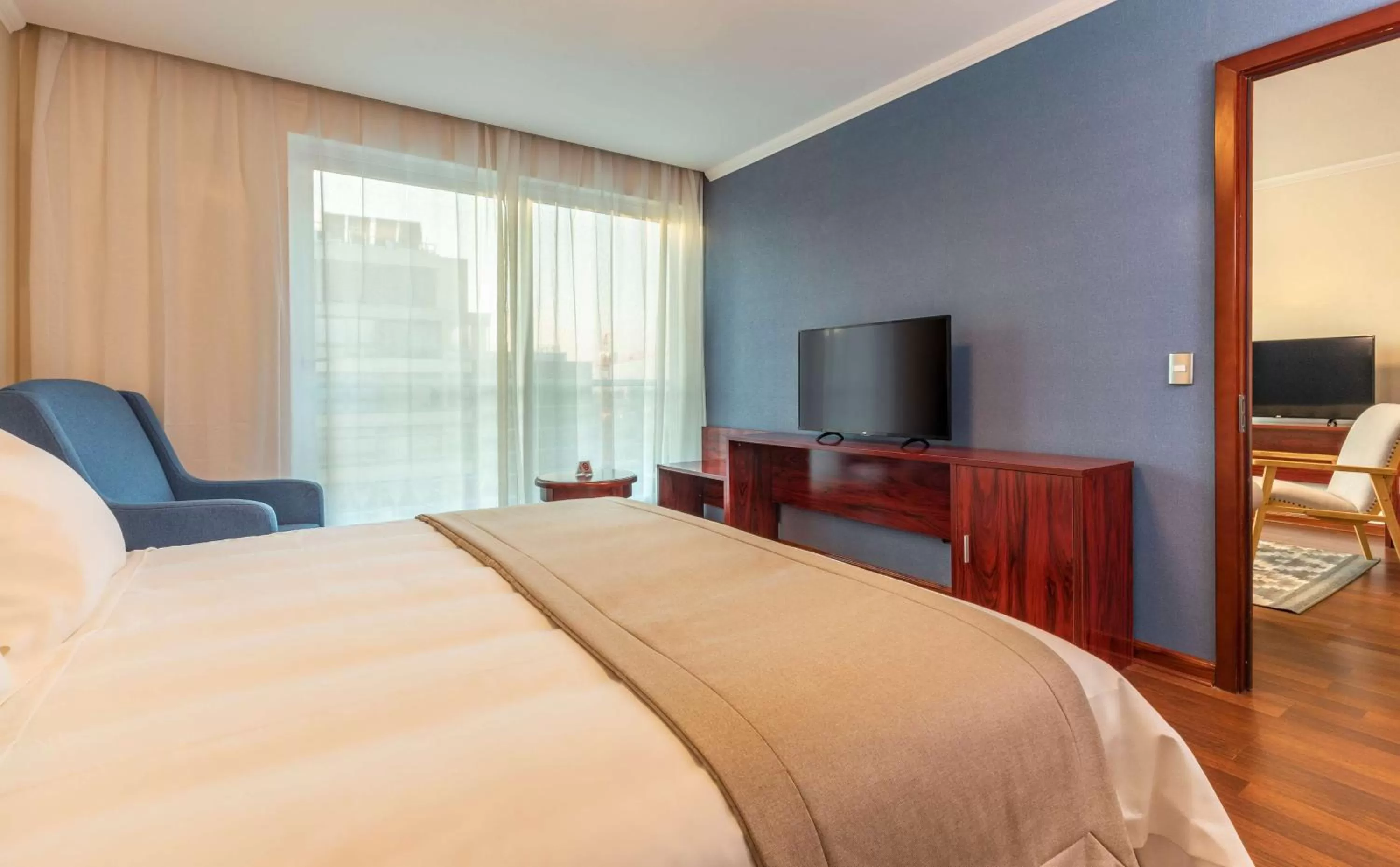 Bedroom, Bed in Nobile Hotel Estación Central