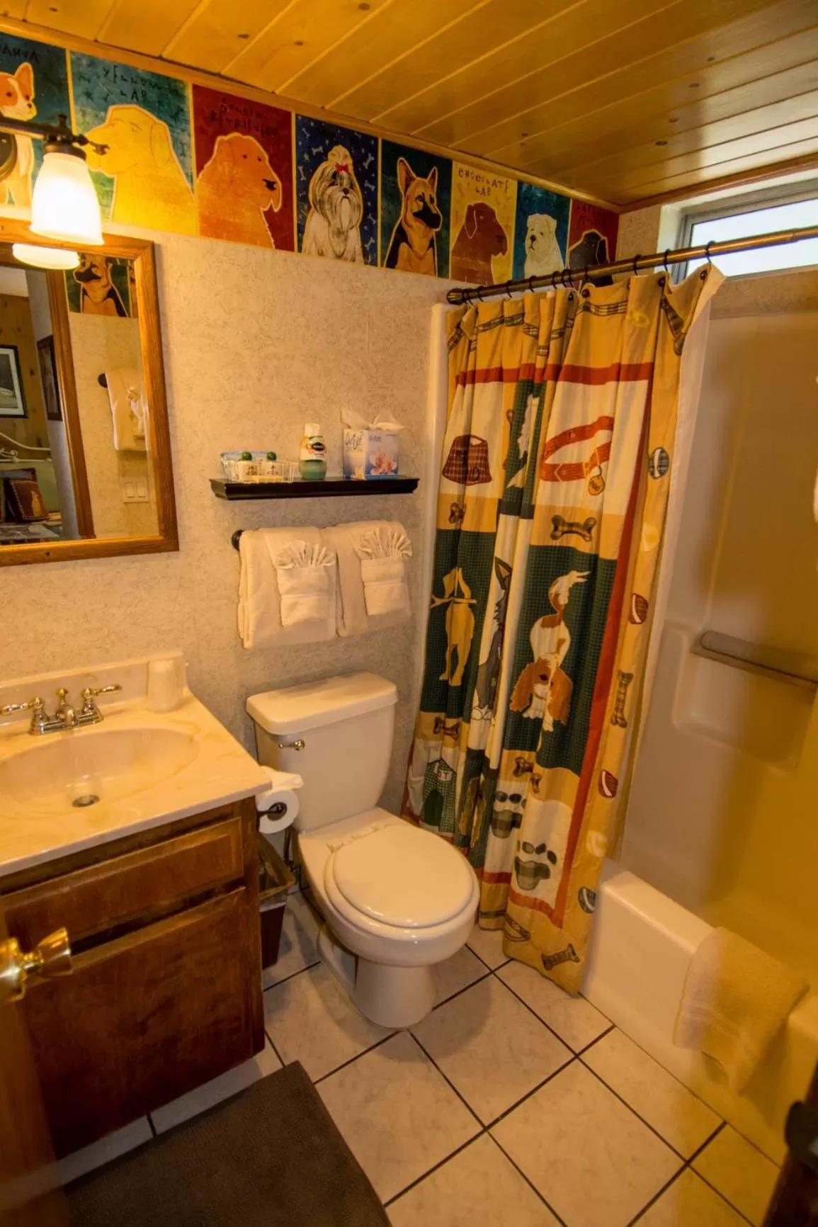 Bathroom in Hillcrest Suites & Cabins