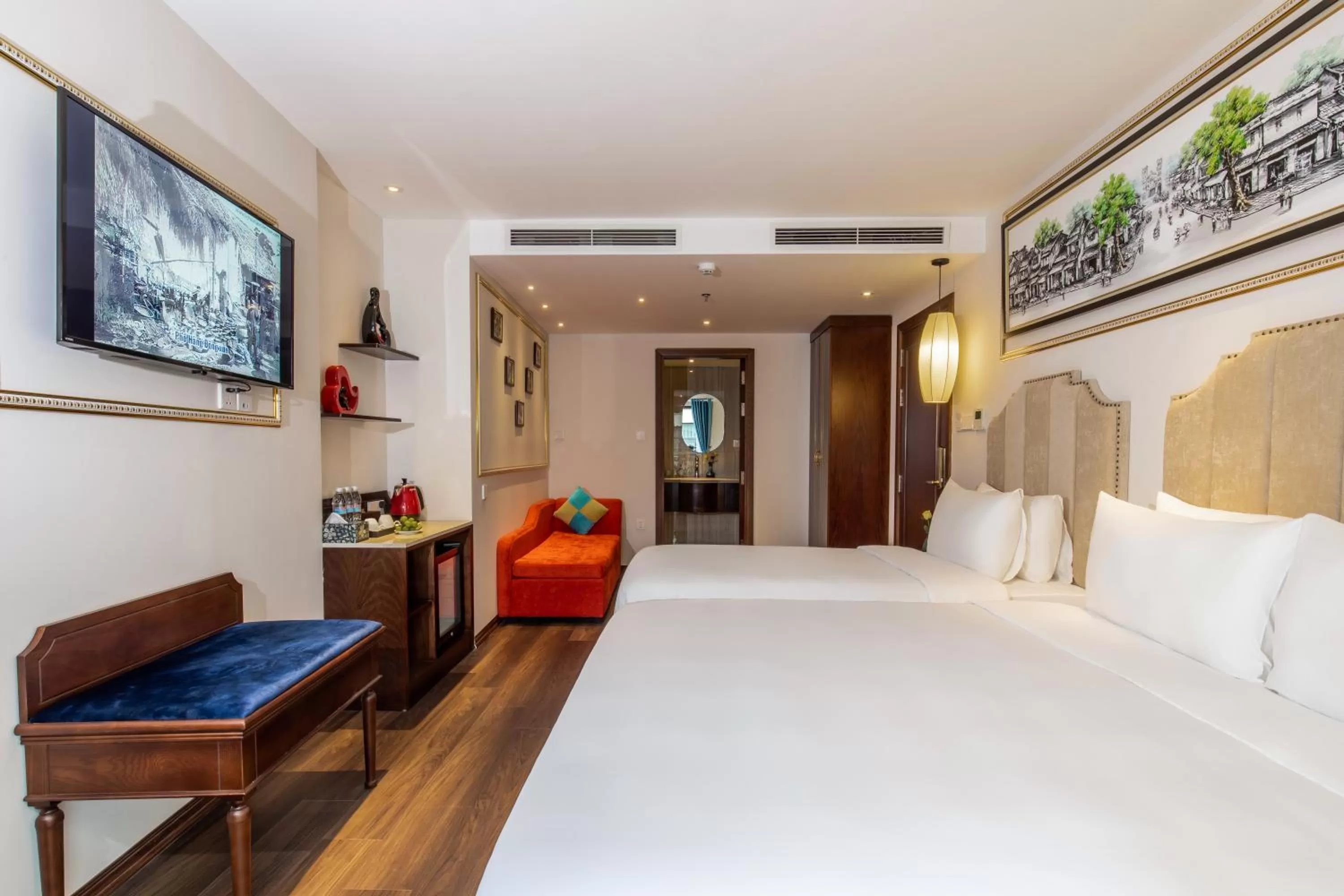 Bed in Hanoi Calista Hotel & Spa