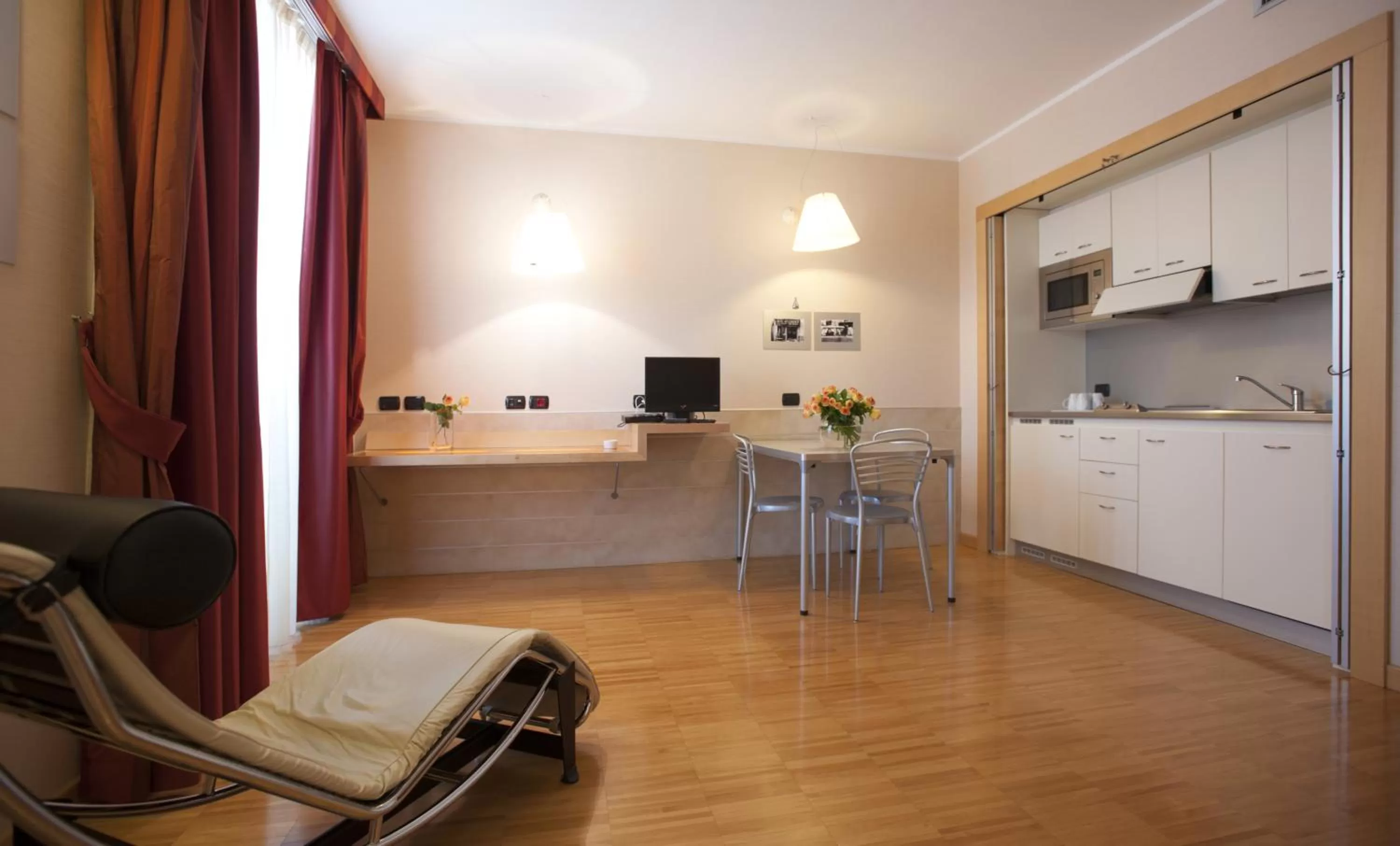 Kitchen or kitchenette in AlbaResidence Masera26