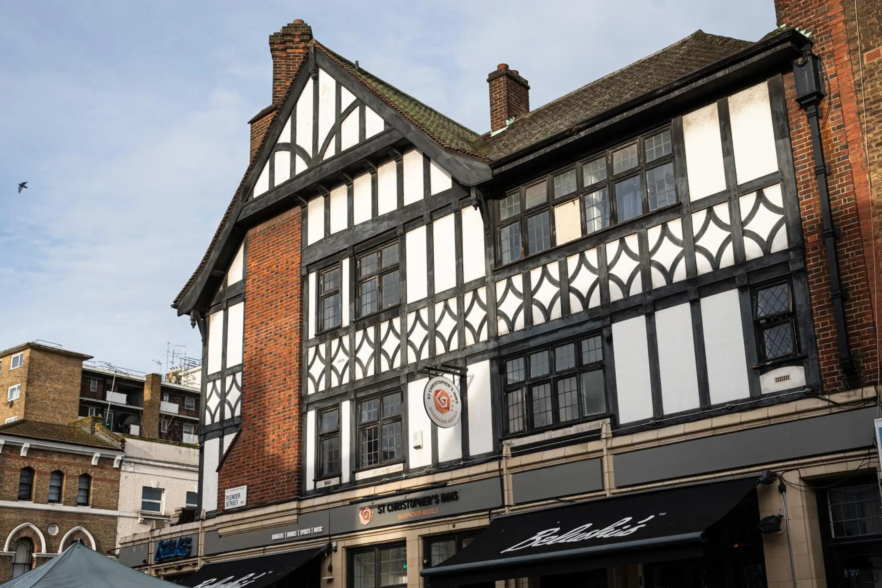 Facade/entrance in St Christopher's Inn Camden Facade/entrance in St Christopher's Inn Camden