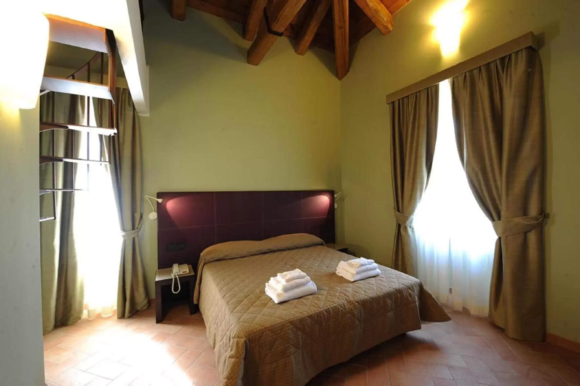 Bed in Magione Papale Relais