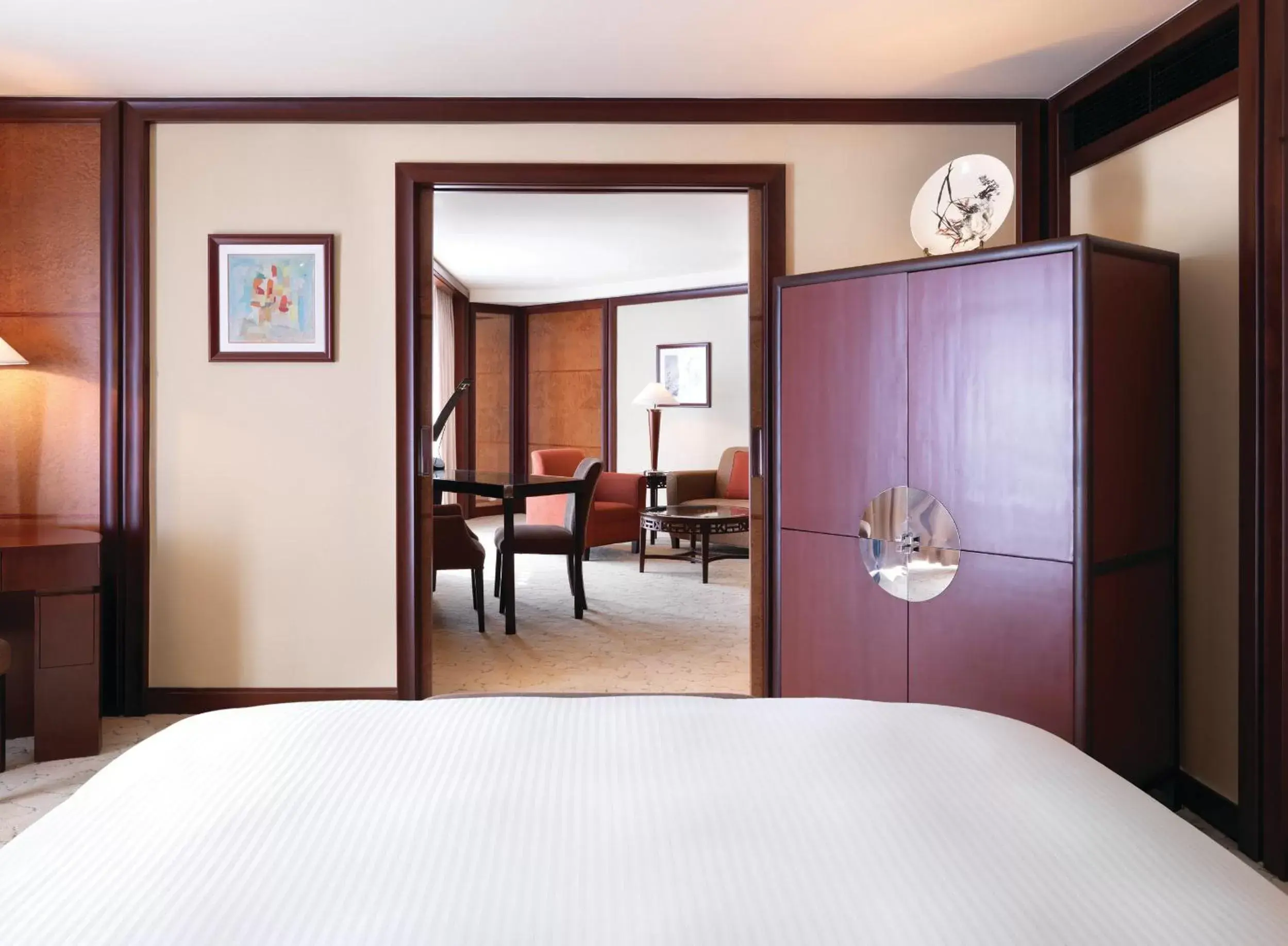 Bed in Grand Hyatt Shanghai Bed in Grand Hyatt Shanghai