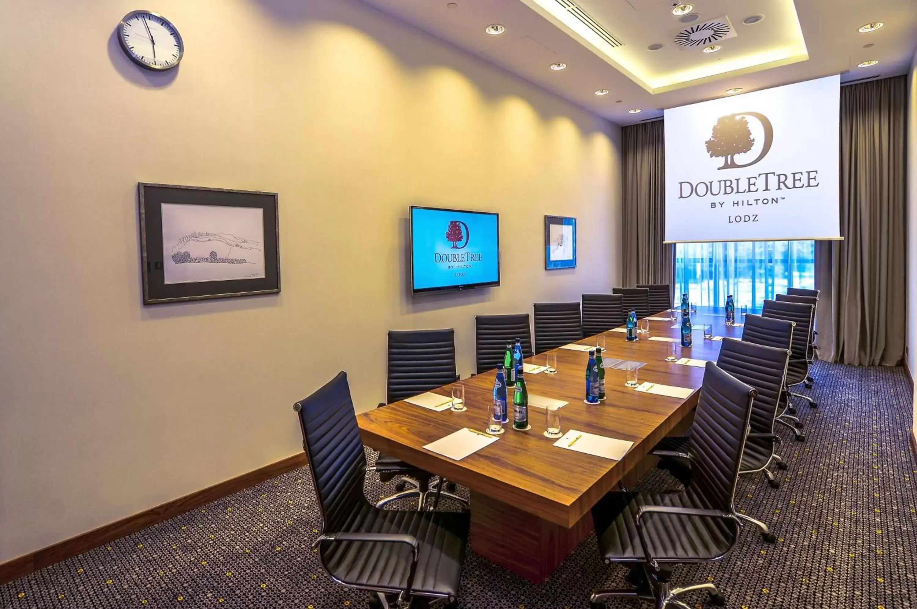 Meeting/conference room in DoubleTree by Hilton Łódź