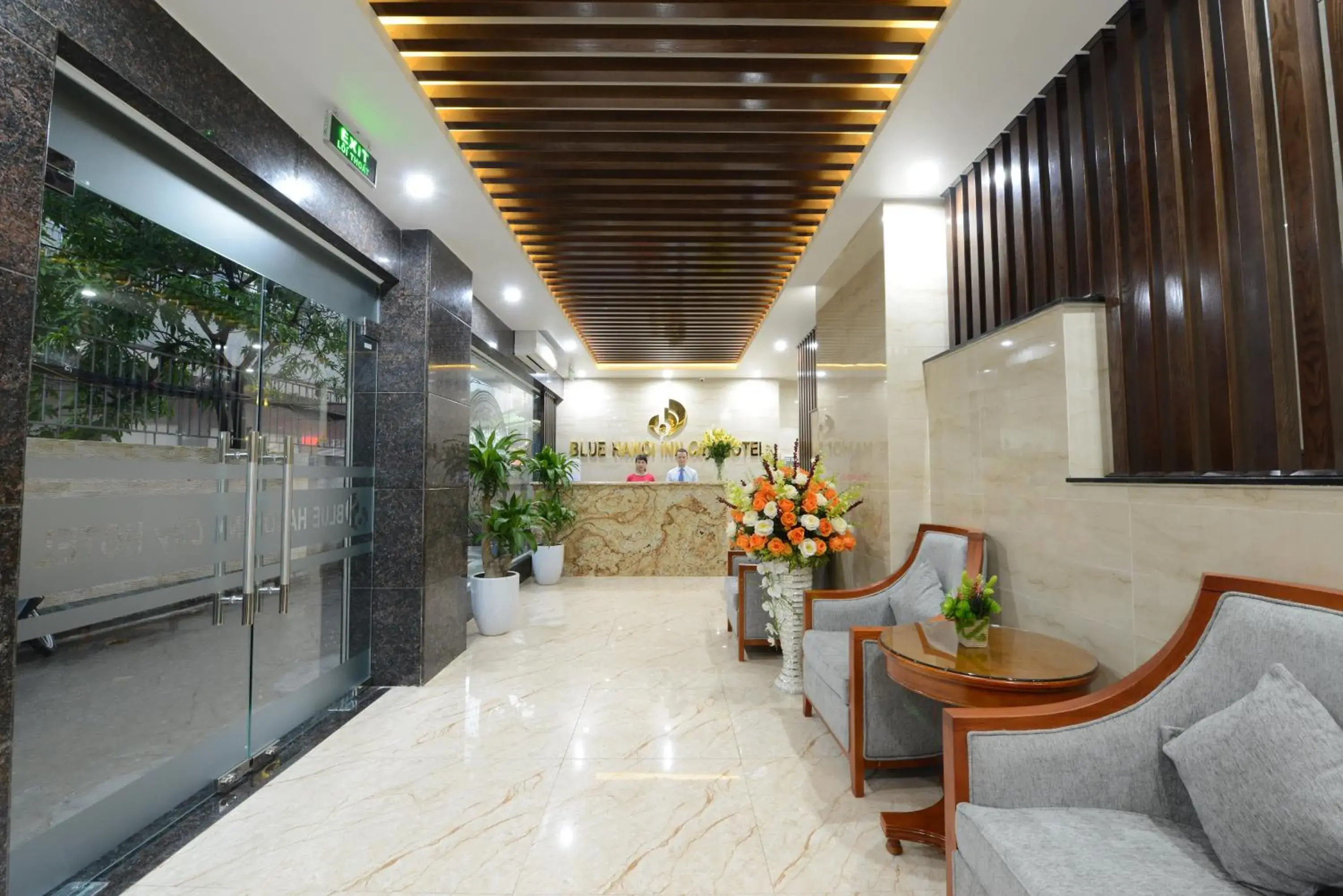 Lobby/Reception in Blue Hanoi Inn City Hotel