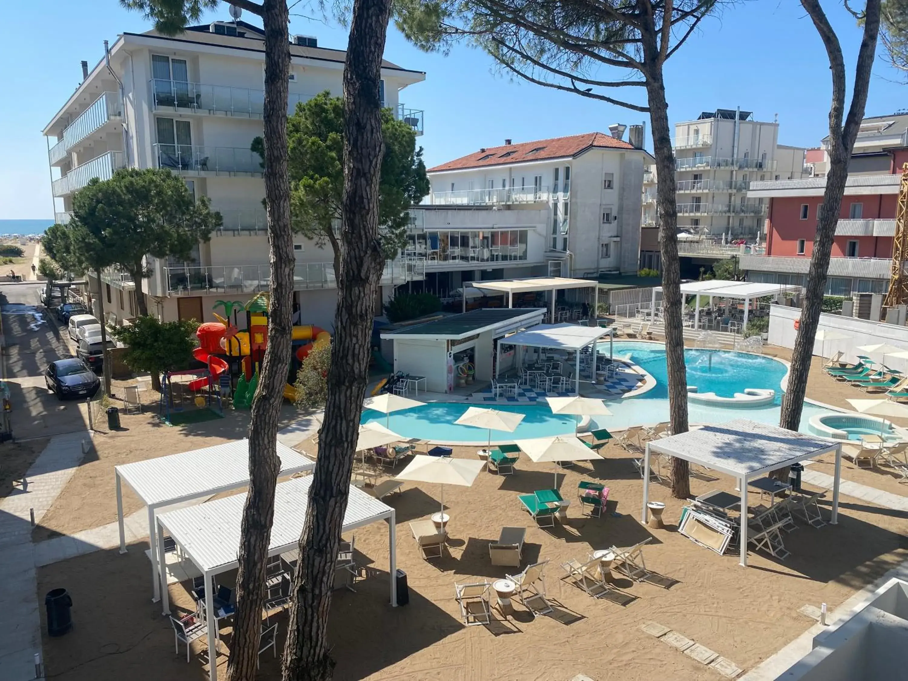 Swimming pool, Pool View in Marina Palace Hotel 4 stelle S