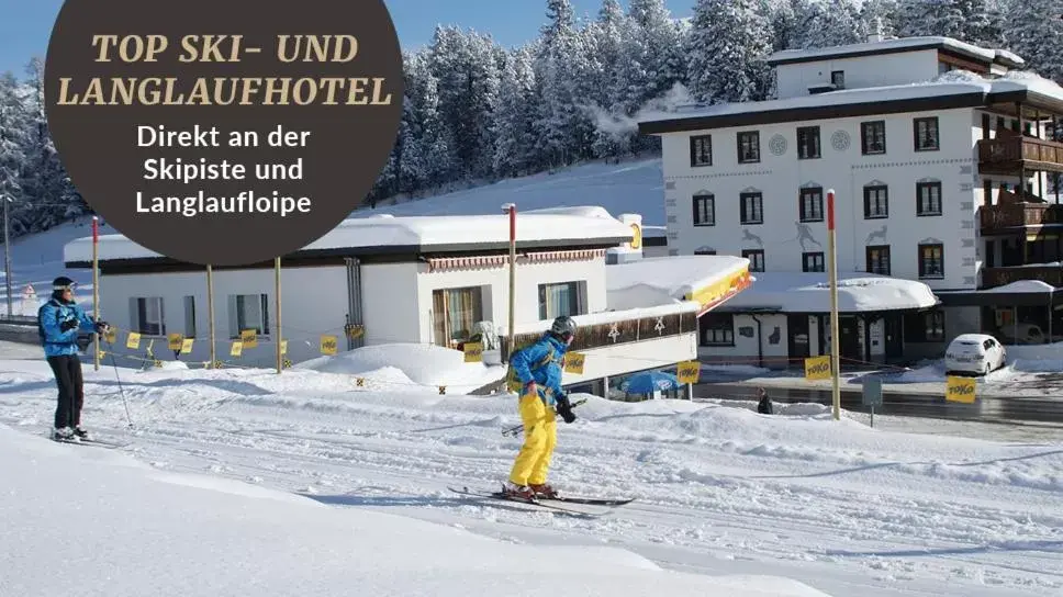 Property building, Winter in Kessler's Kulm Gästehaus