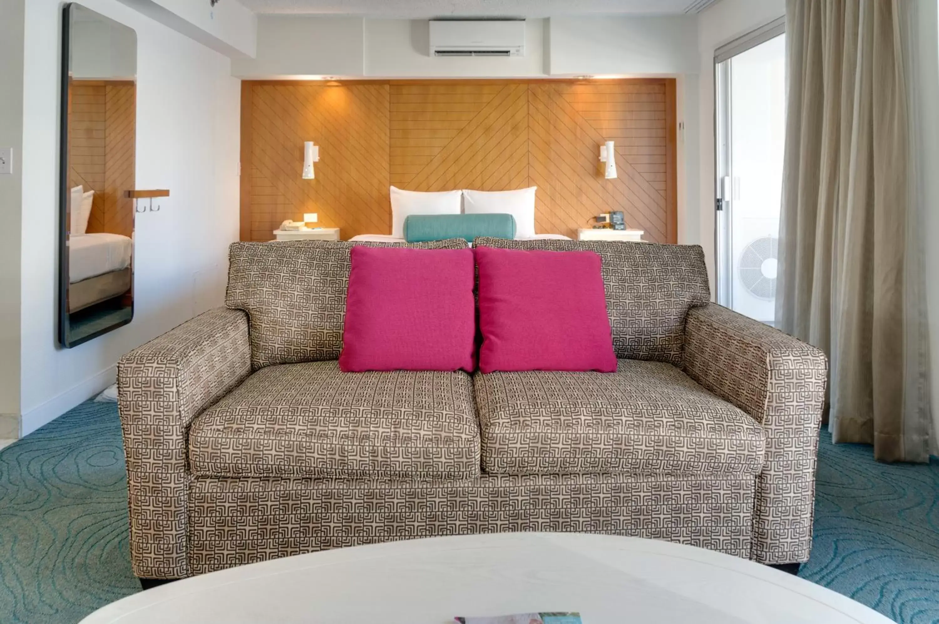 Living room, Bed in Aqua Oasis