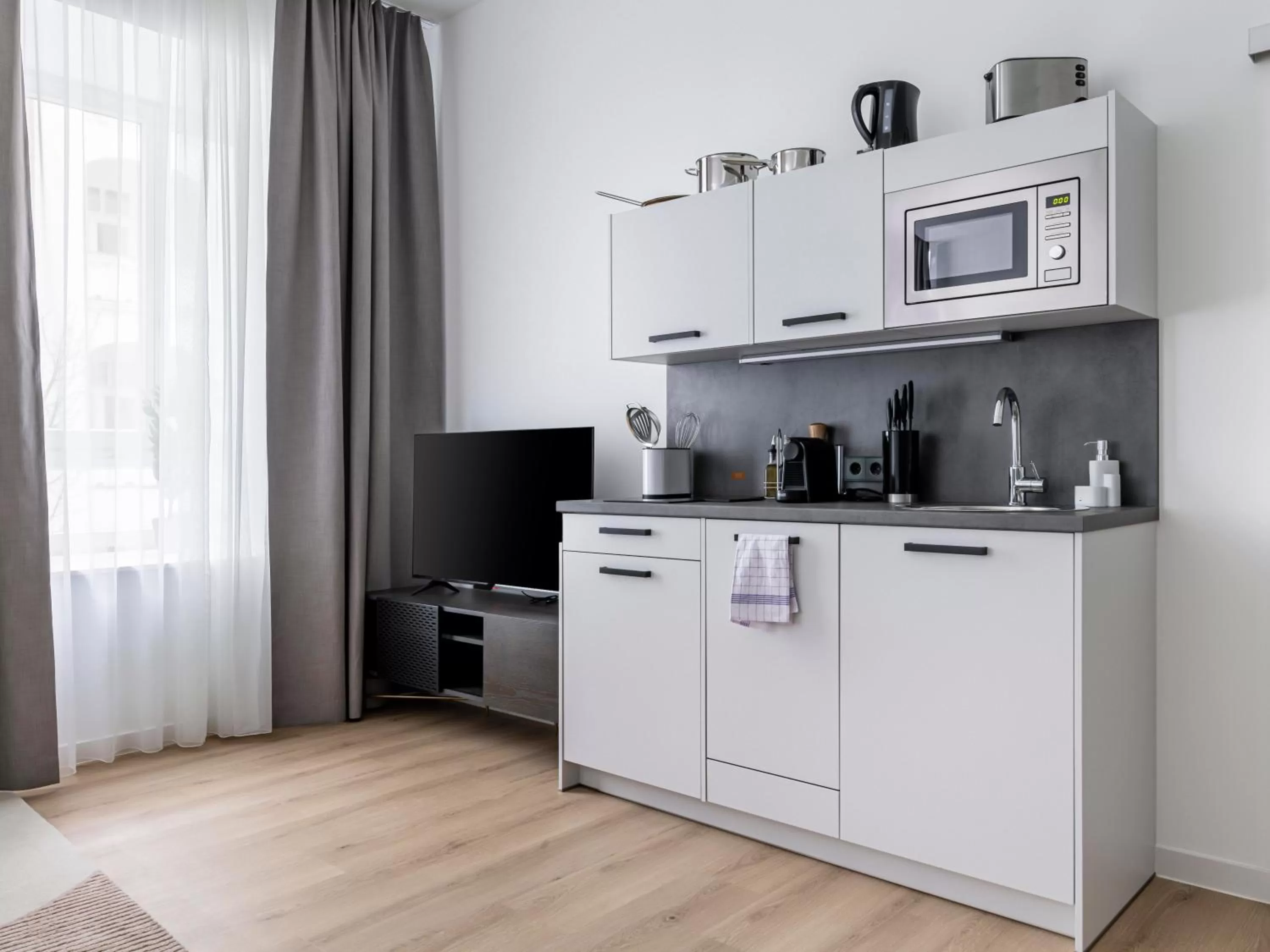 Coffee/tea facilities in Limehome Rosenheim Gillitzerstraße