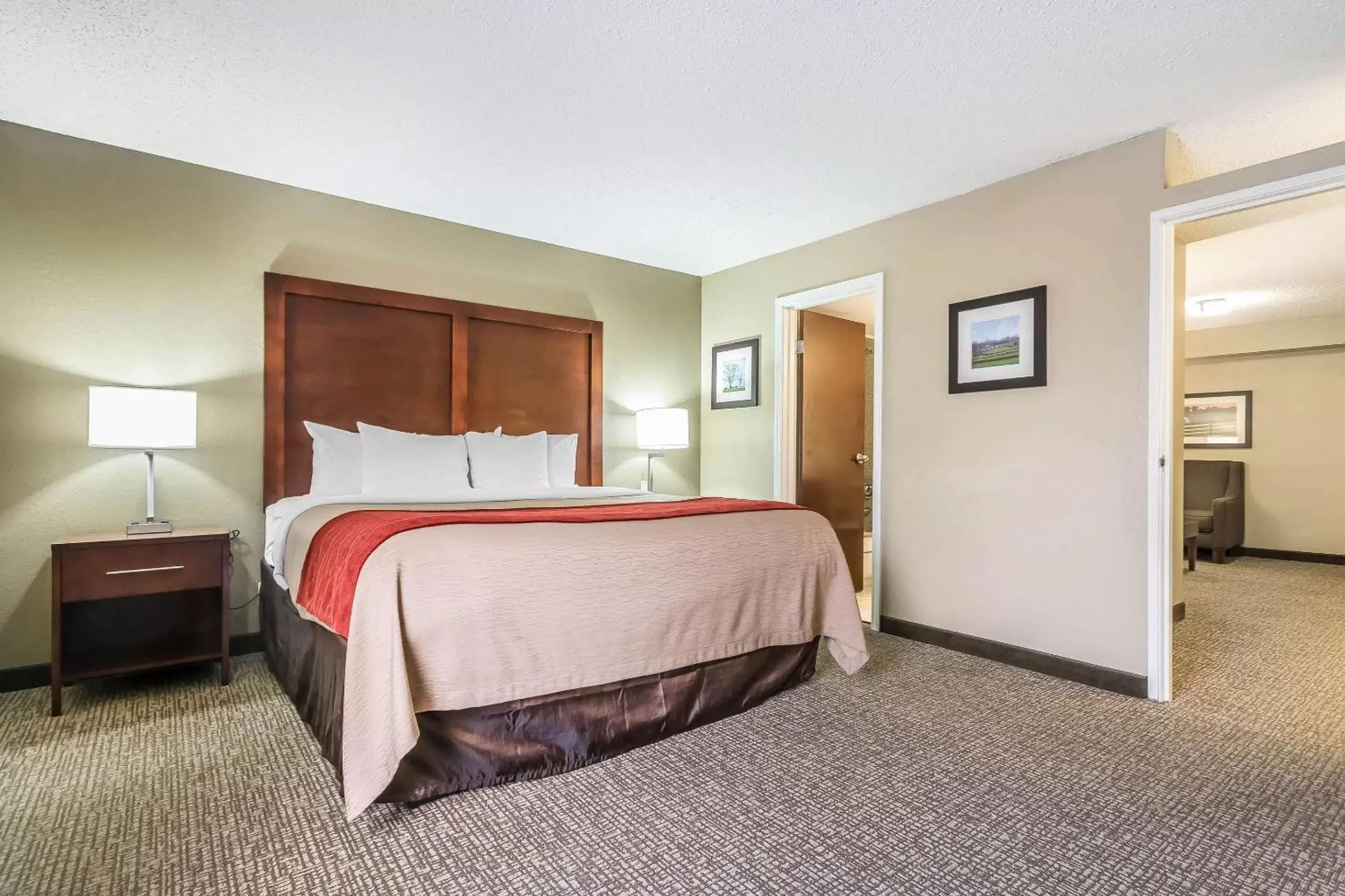 King Suite in Comfort Inn & Suites Lexington King Suite in Comfort Inn & Suites Lexington