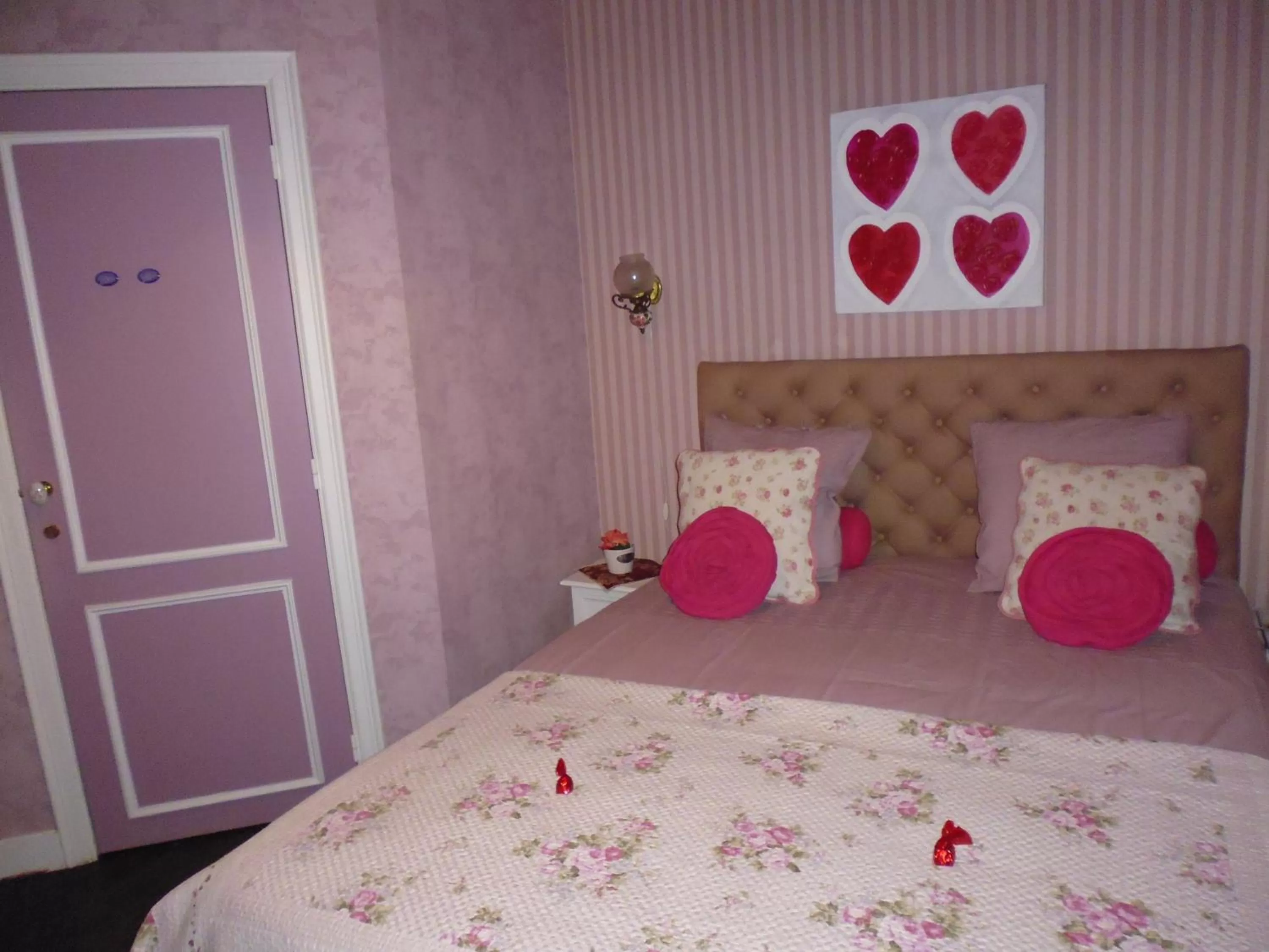 Bed in B&B De Vijf Zuilen