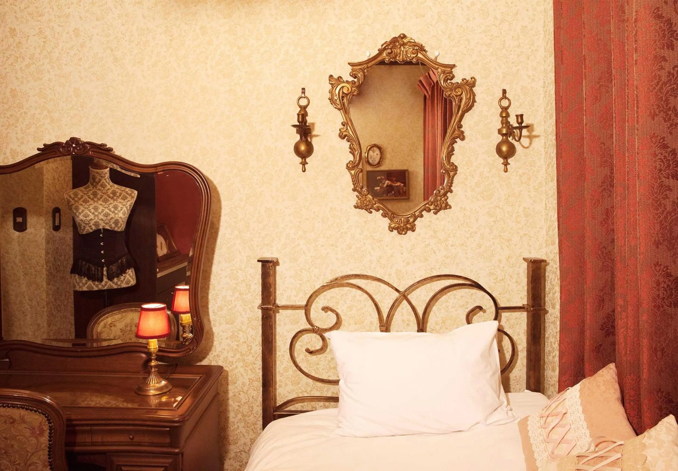 Bed in Apartment Hotel Shinjuku