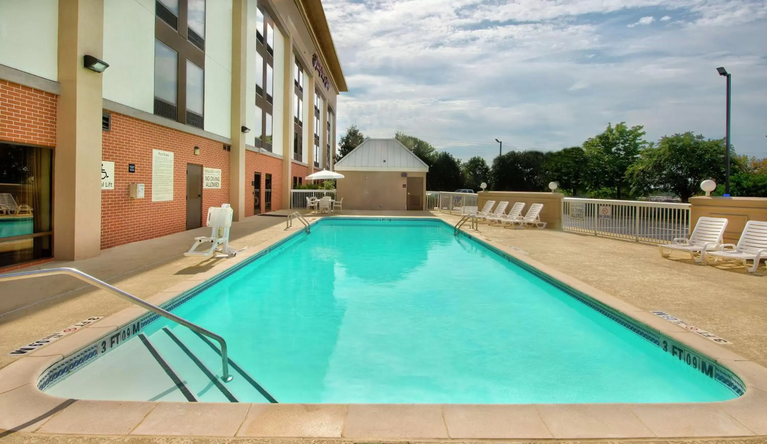 Pool view, Swimming Pool in Hampton Inn Gaffney