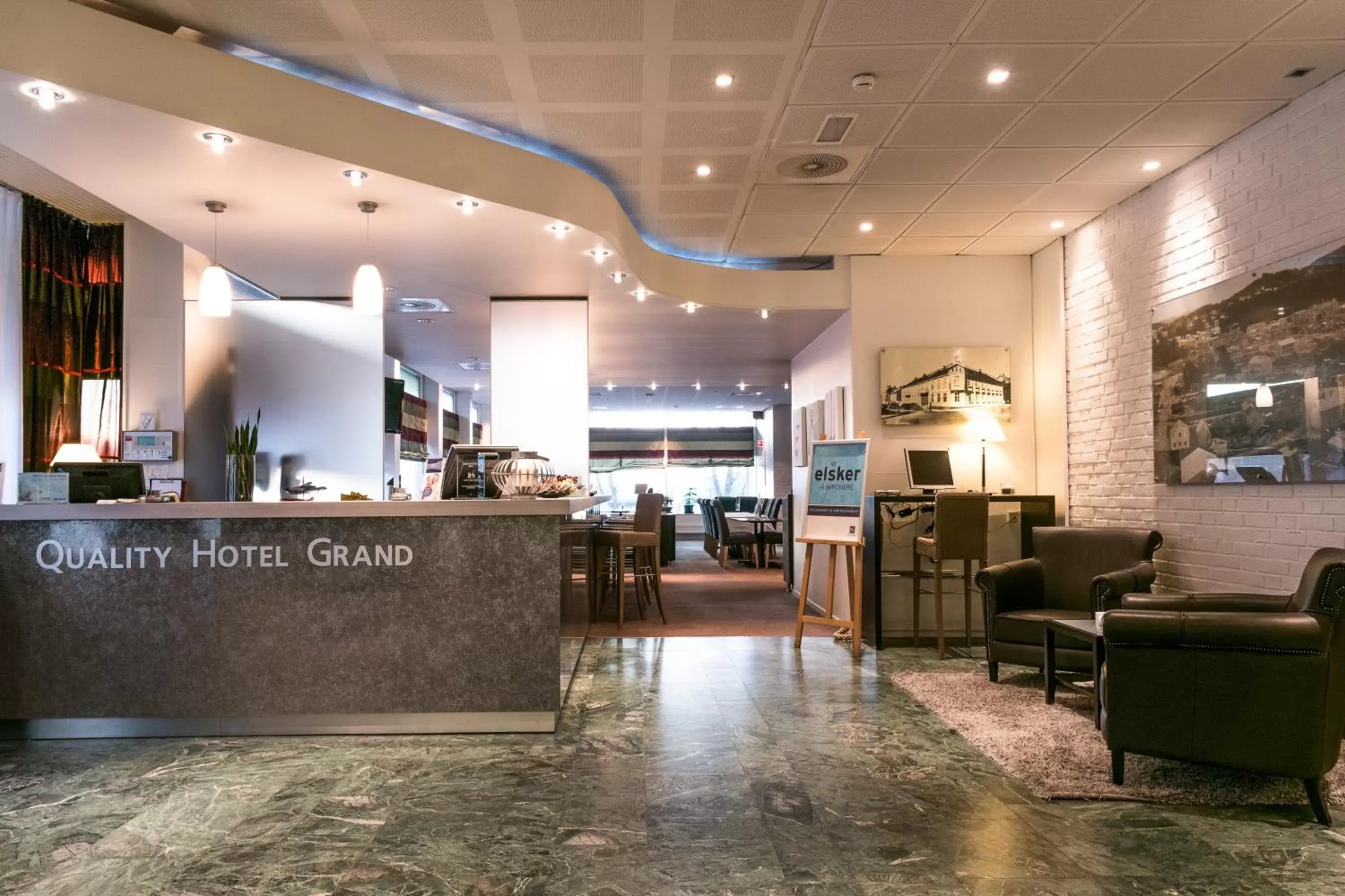 Lobby or reception, Lobby/Reception in Quality Hotel Grand Steinkjer