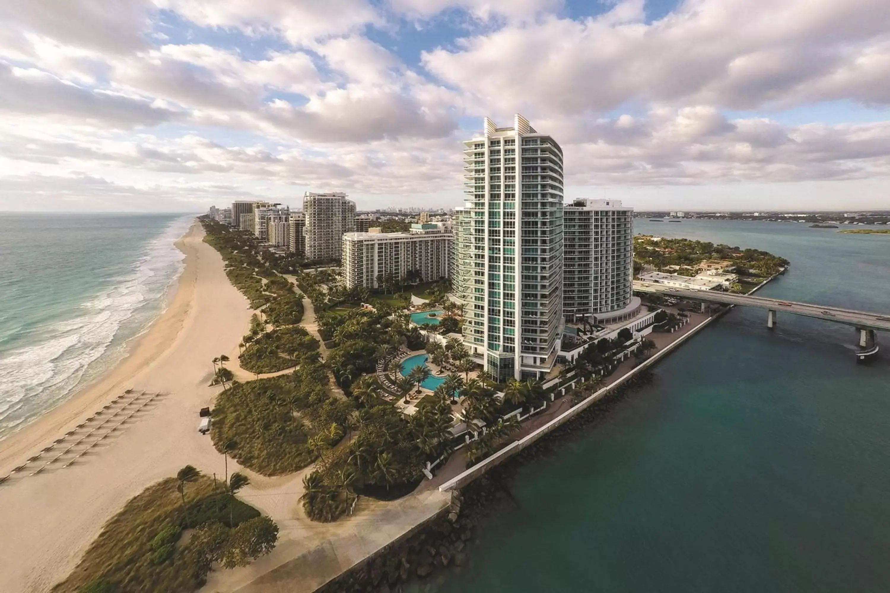 Property building, Bird's-eye View in The Ritz-Carlton Bal Harbour, Miami
