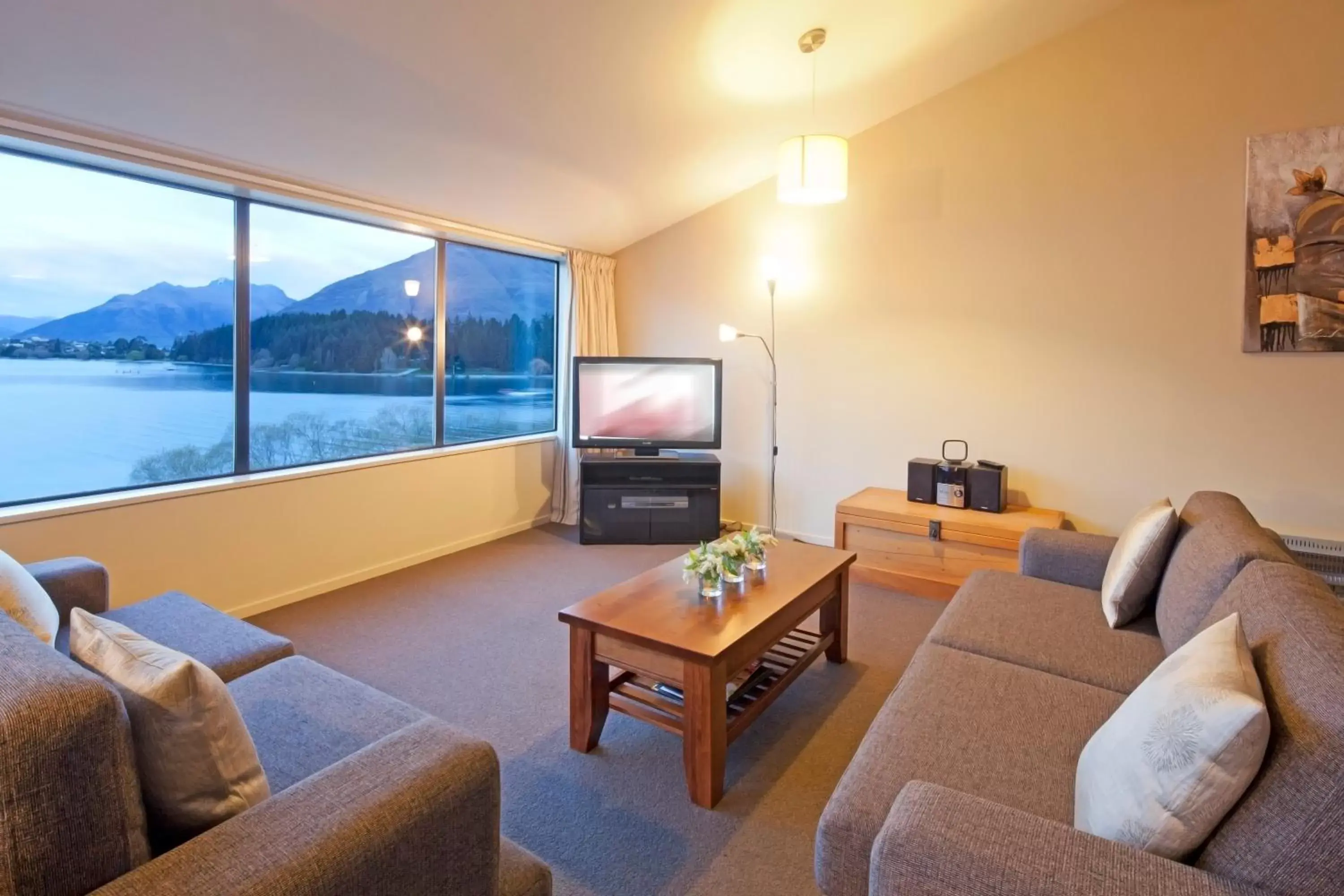 Living room, Seating Area in Apartments at Spinnaker Bay