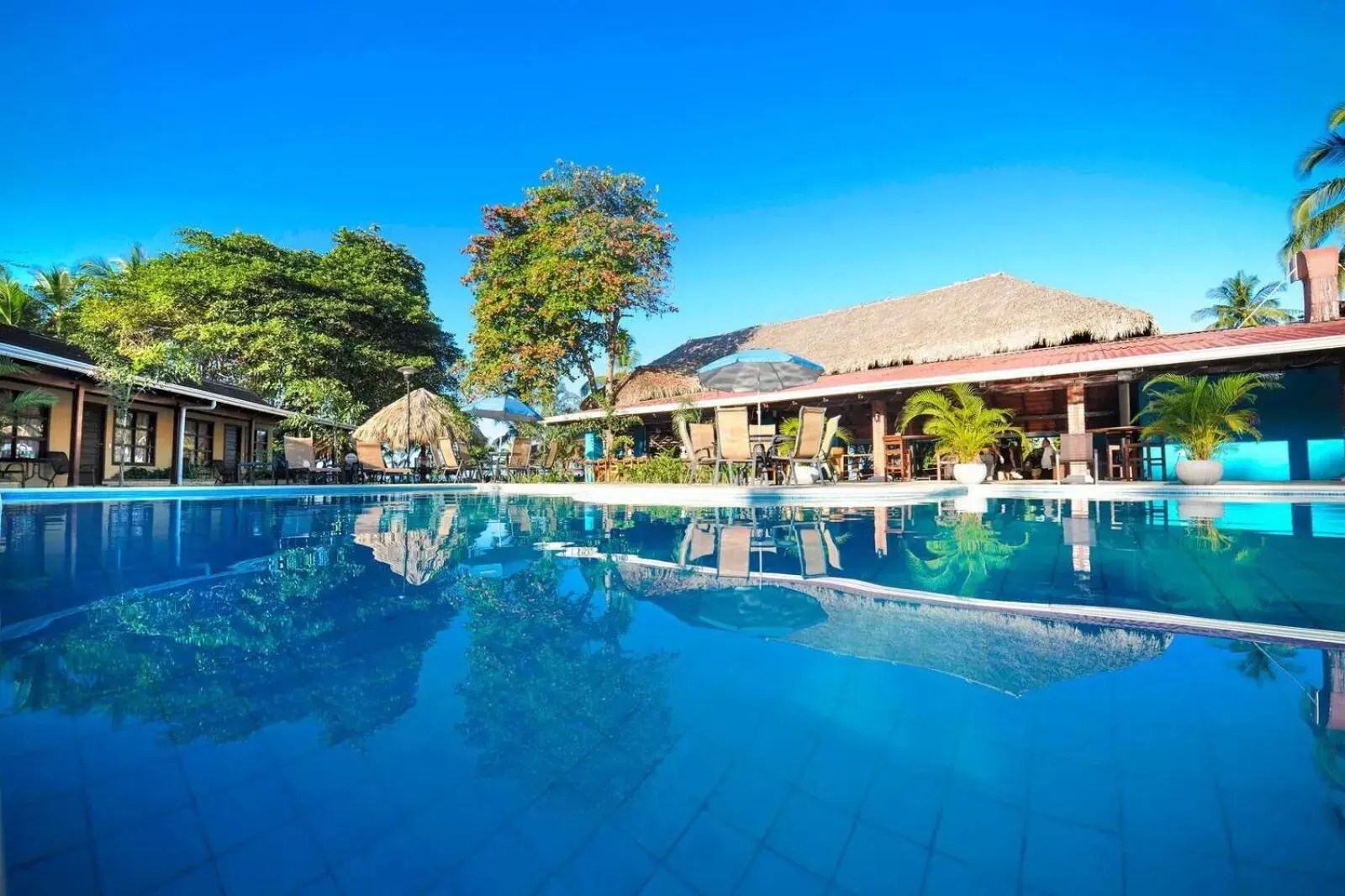 Pool view, Swimming Pool in Costa Rica Surf Camp by SUPERbrand