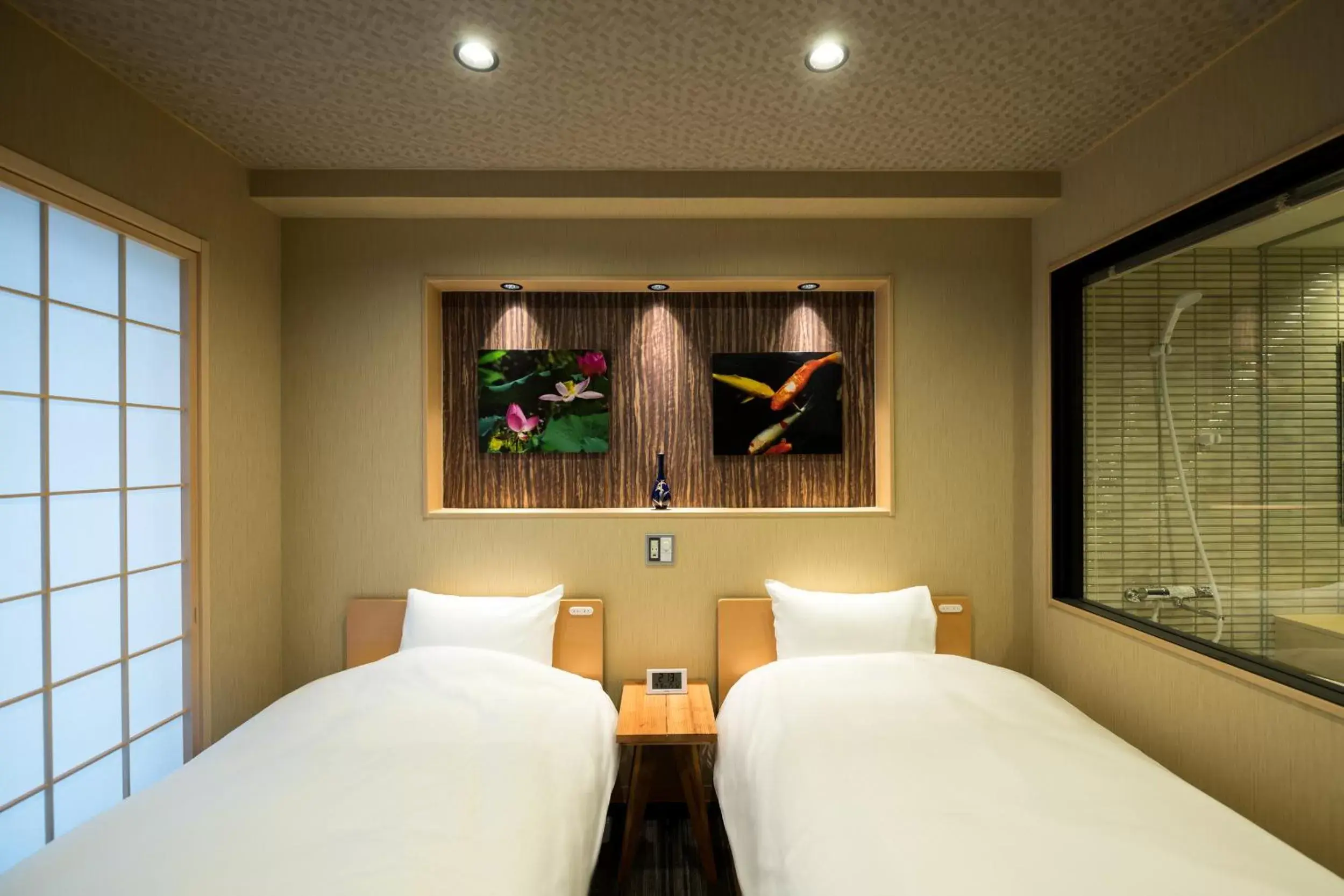 Bed in Shiki Suites - Kyoto Umekoji