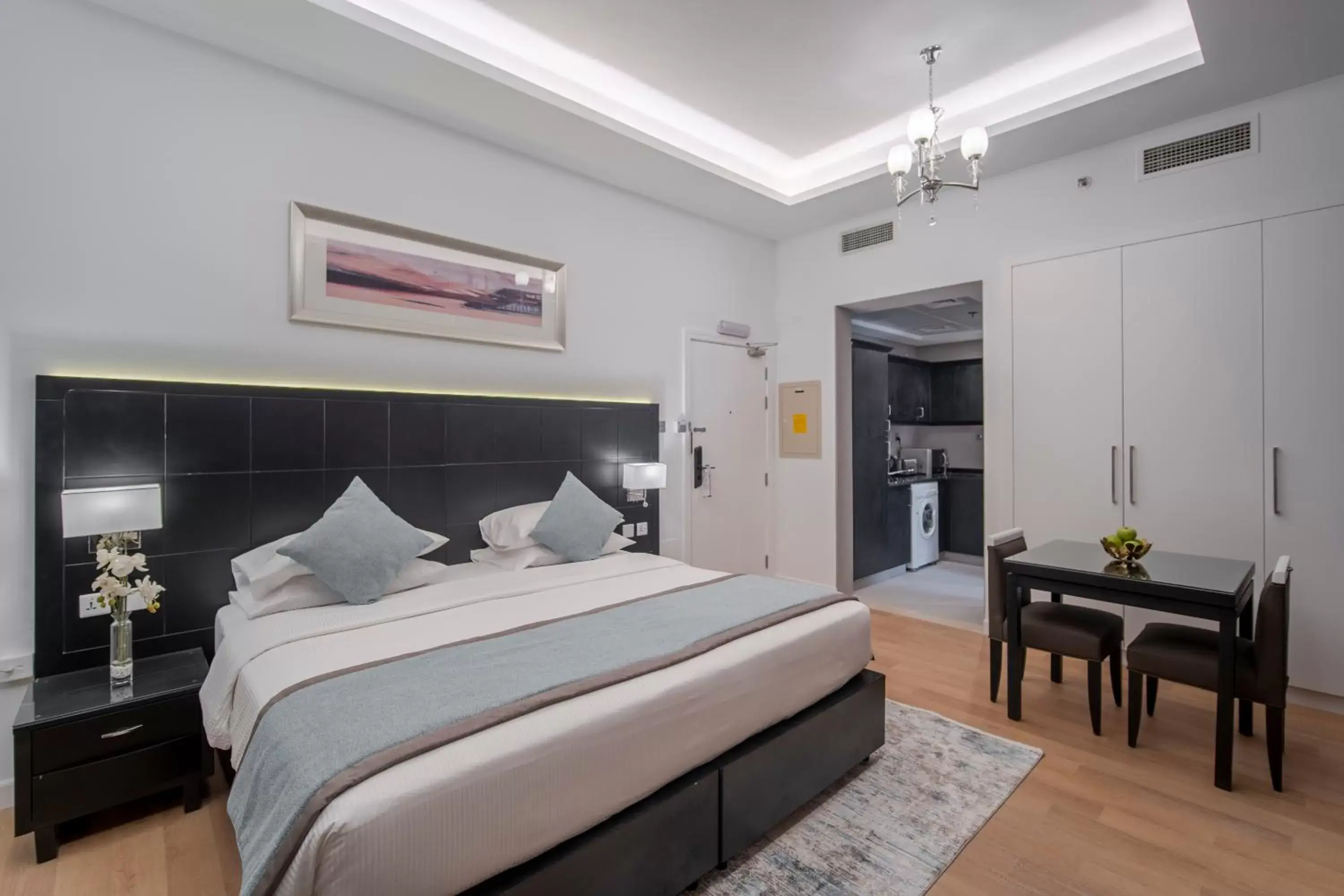 Bed in Rose Garden Hotel Apartments - Al Barsha, Near Metro Station