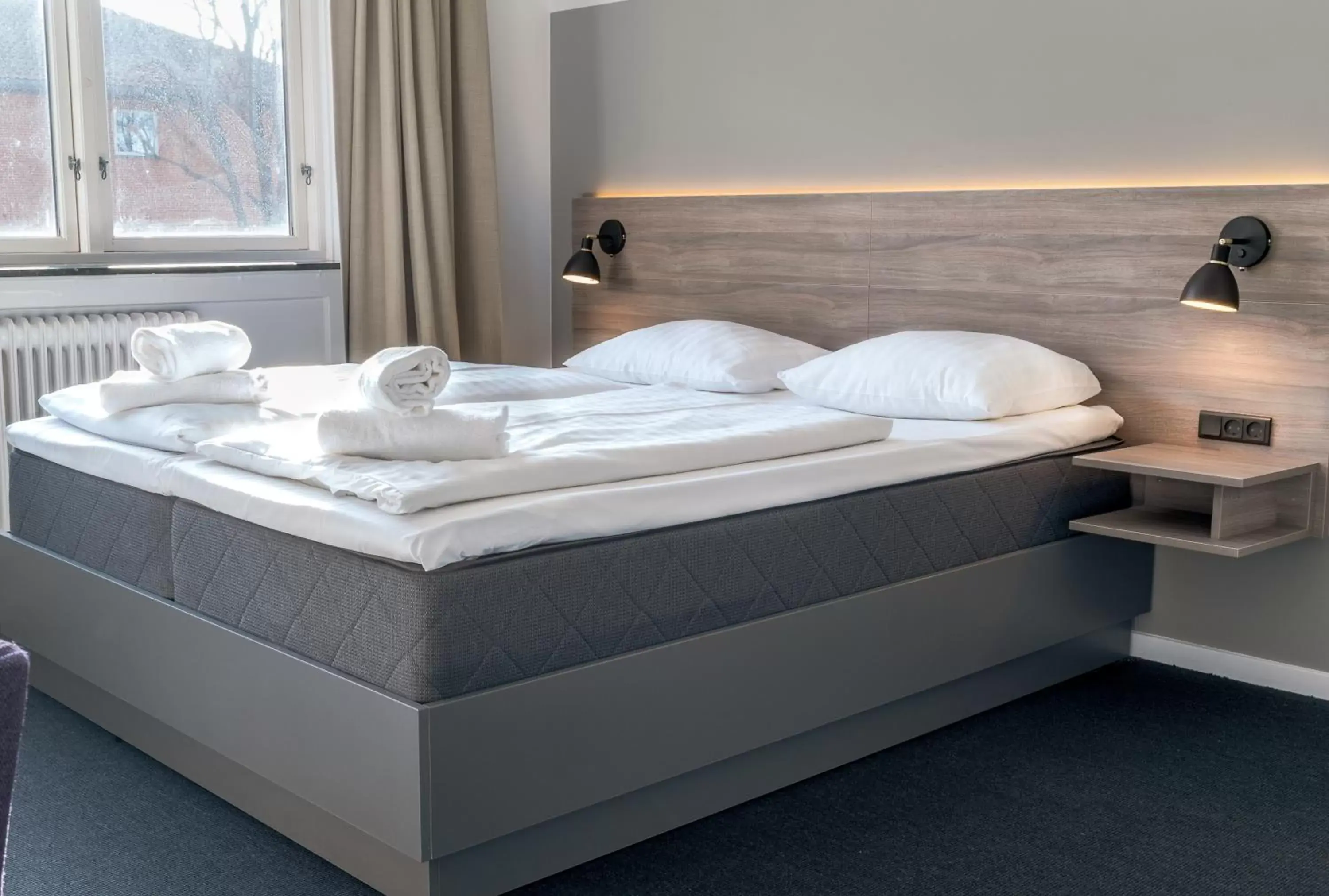 Bed in Copenhagen Go Hotel