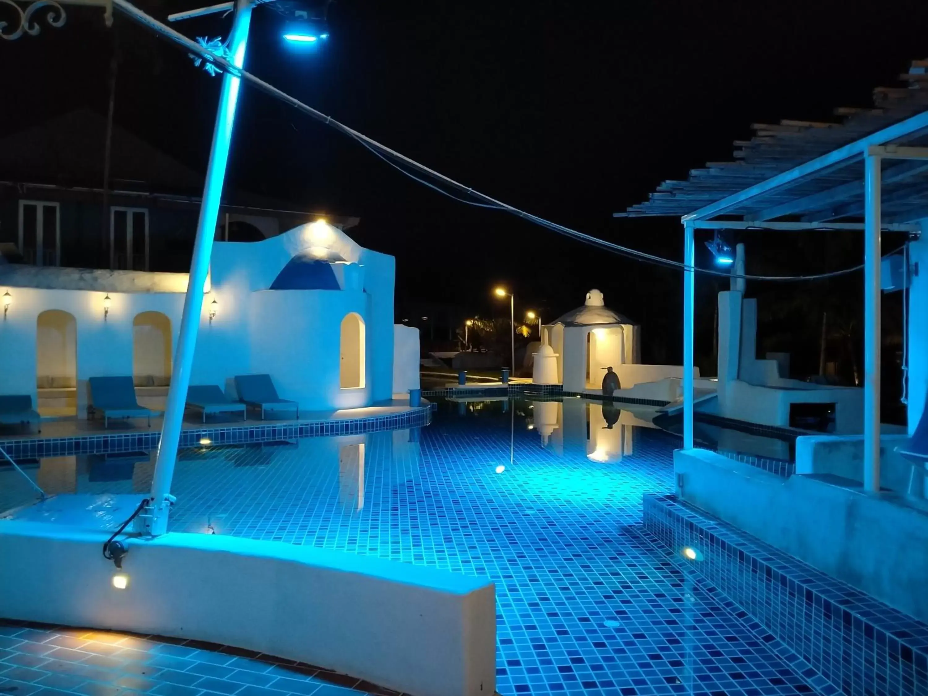 Night, Swimming Pool in The Oia Pai Resort