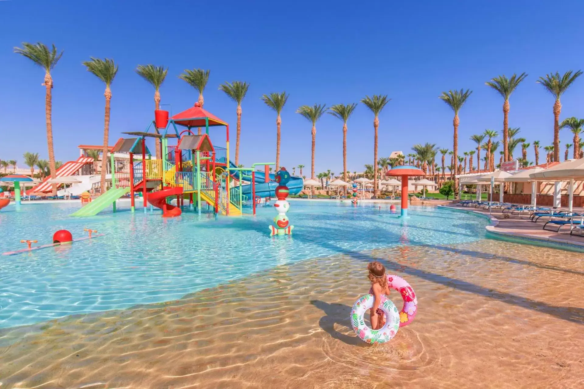 Aqua park, Water Park in Beach Albatros Resort - Hurghada