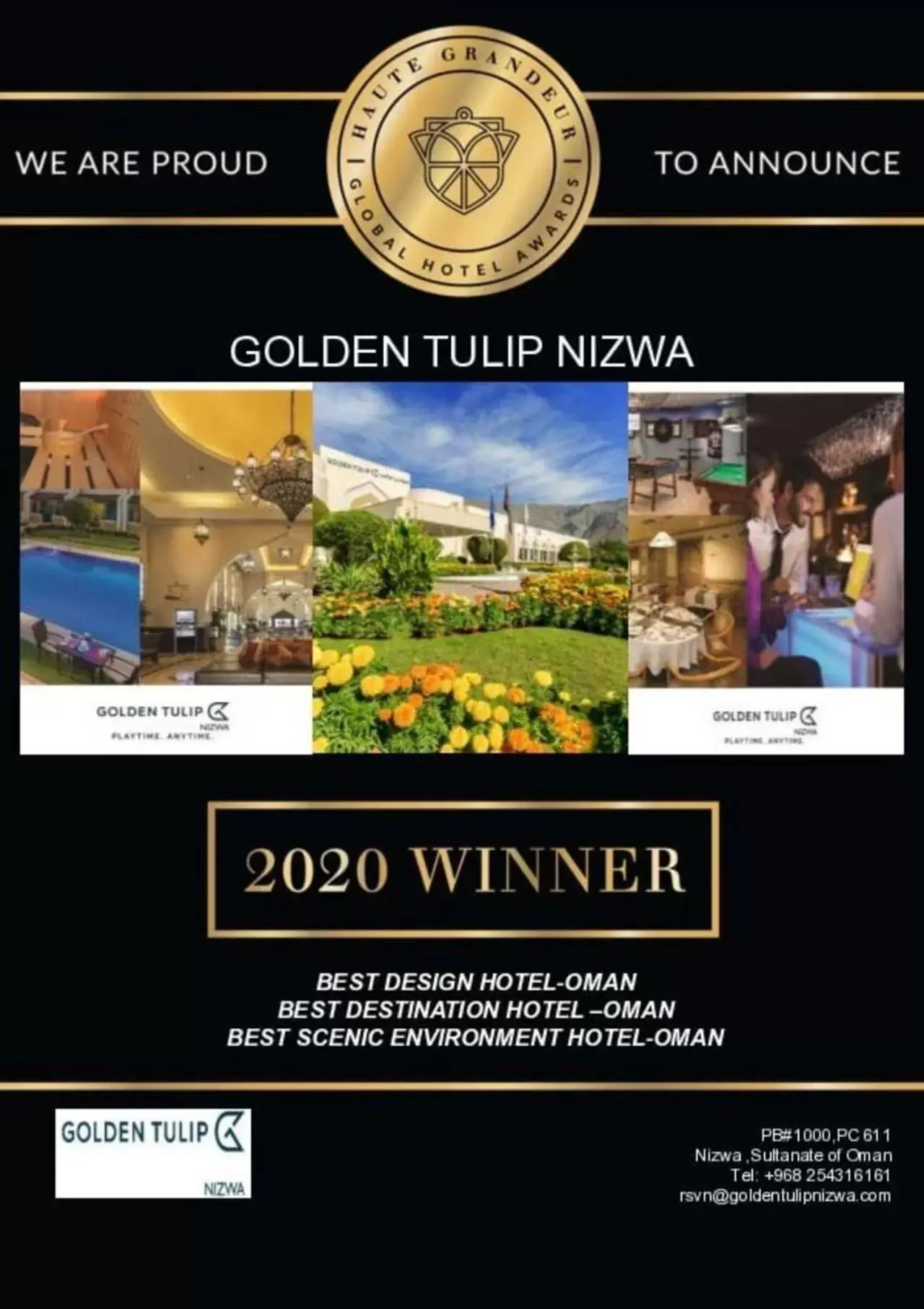 Property logo or sign in Golden Tulip Nizwa Hotel