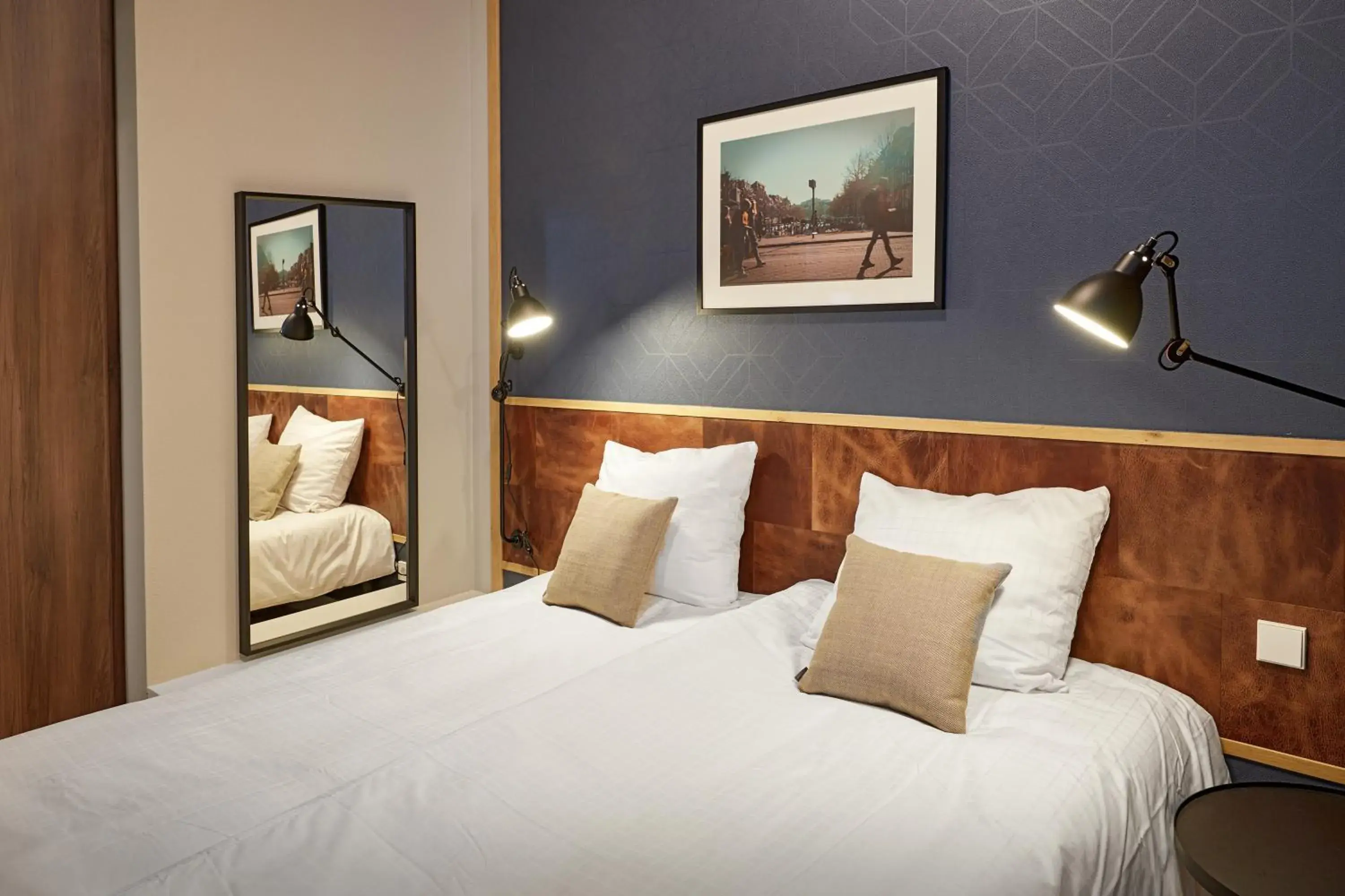 Bed in Nova Apartments Amsterdam