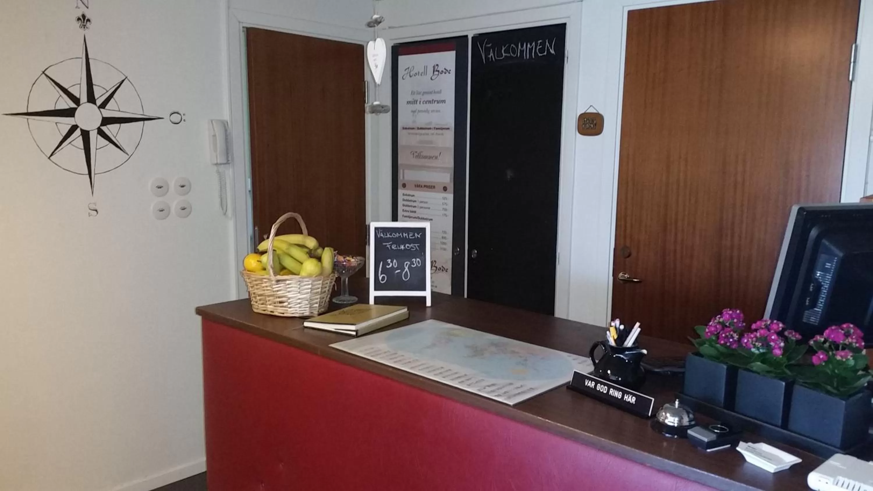 Lobby or reception in Hotell Bode